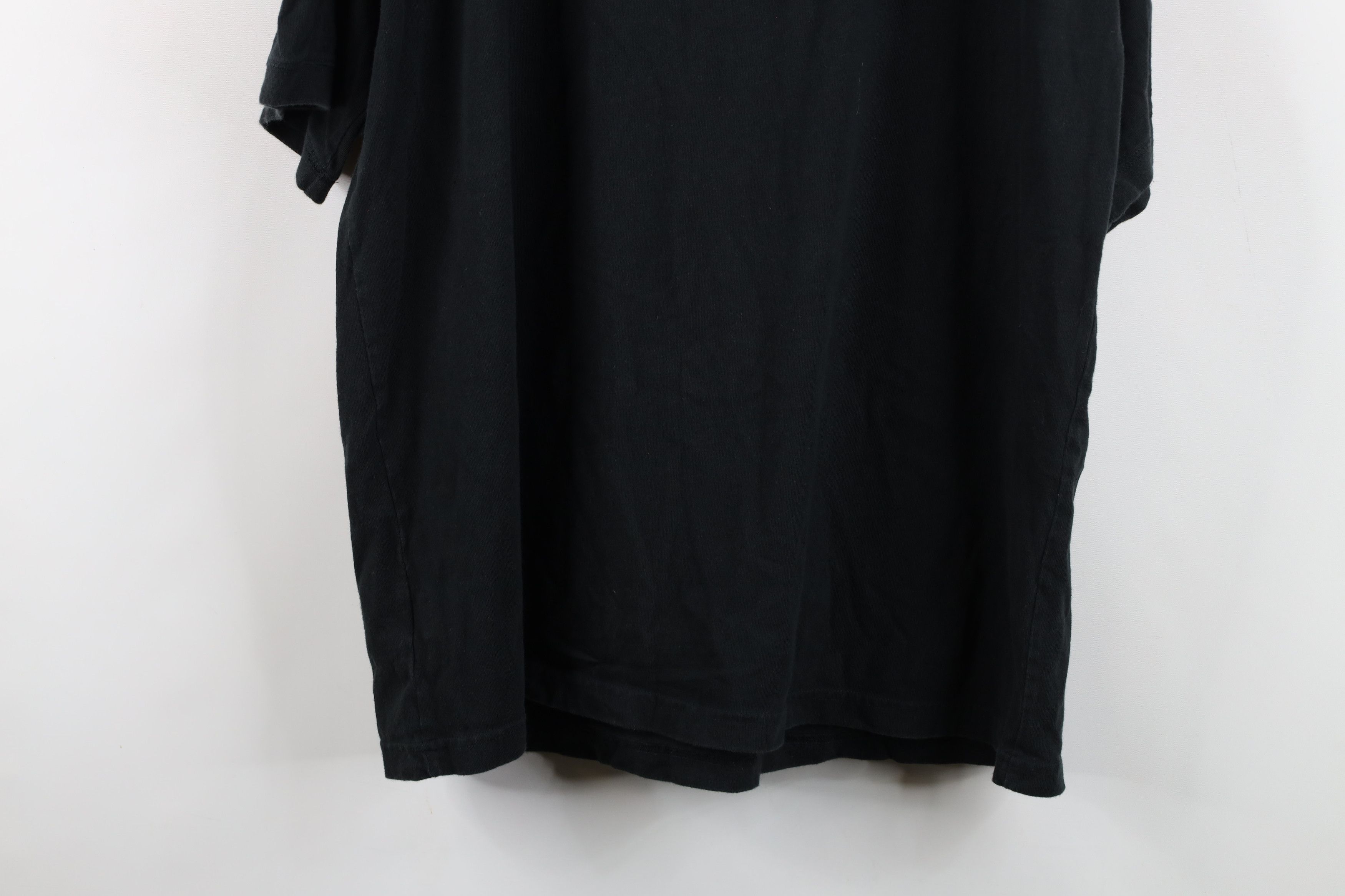 Vintage Vintage 90s Streetwear Heavy Cotton Henley T-Shirt Black Size US XL / EU 56 / 4 - 14 Thumbnail