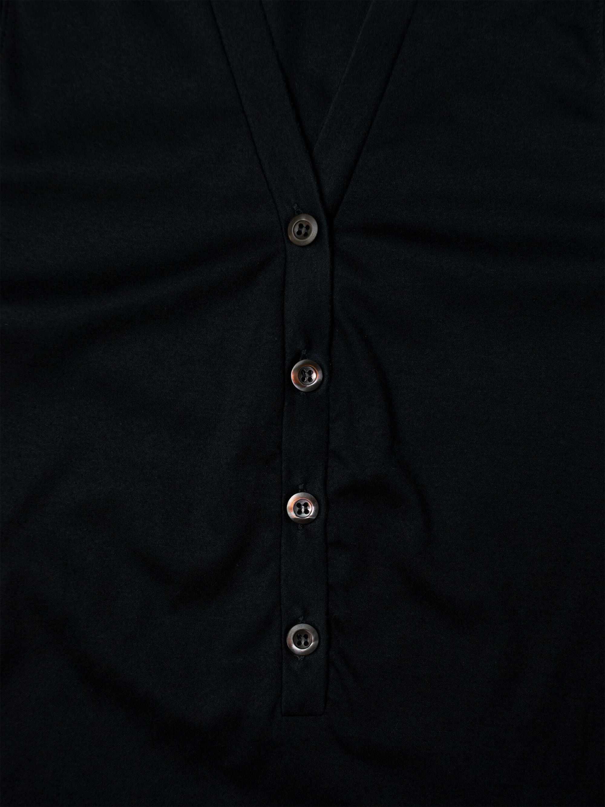 Helmut Lang Helmut Lang - (vintage) - button-up tank top (dark navy) Size L / US 10 / IT 46 - 4 Thumbnail