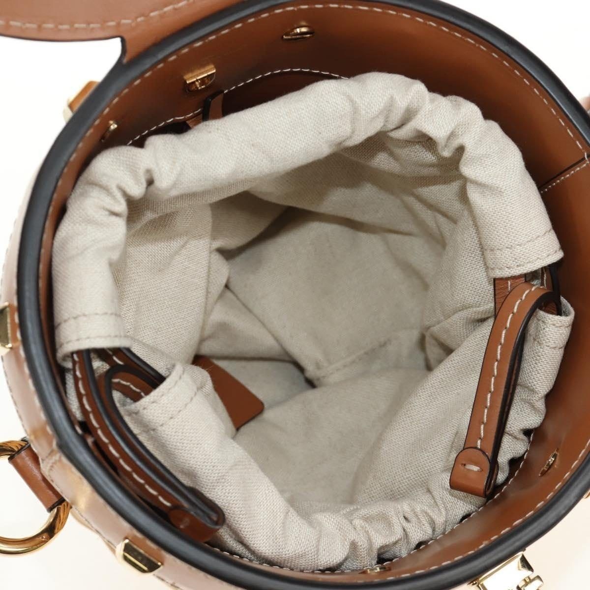 Salvatore Ferragamo Salvatore Ferragamo Gancini Straw Shoulder Bag Beige Size ONE SIZE - 9 Thumbnail