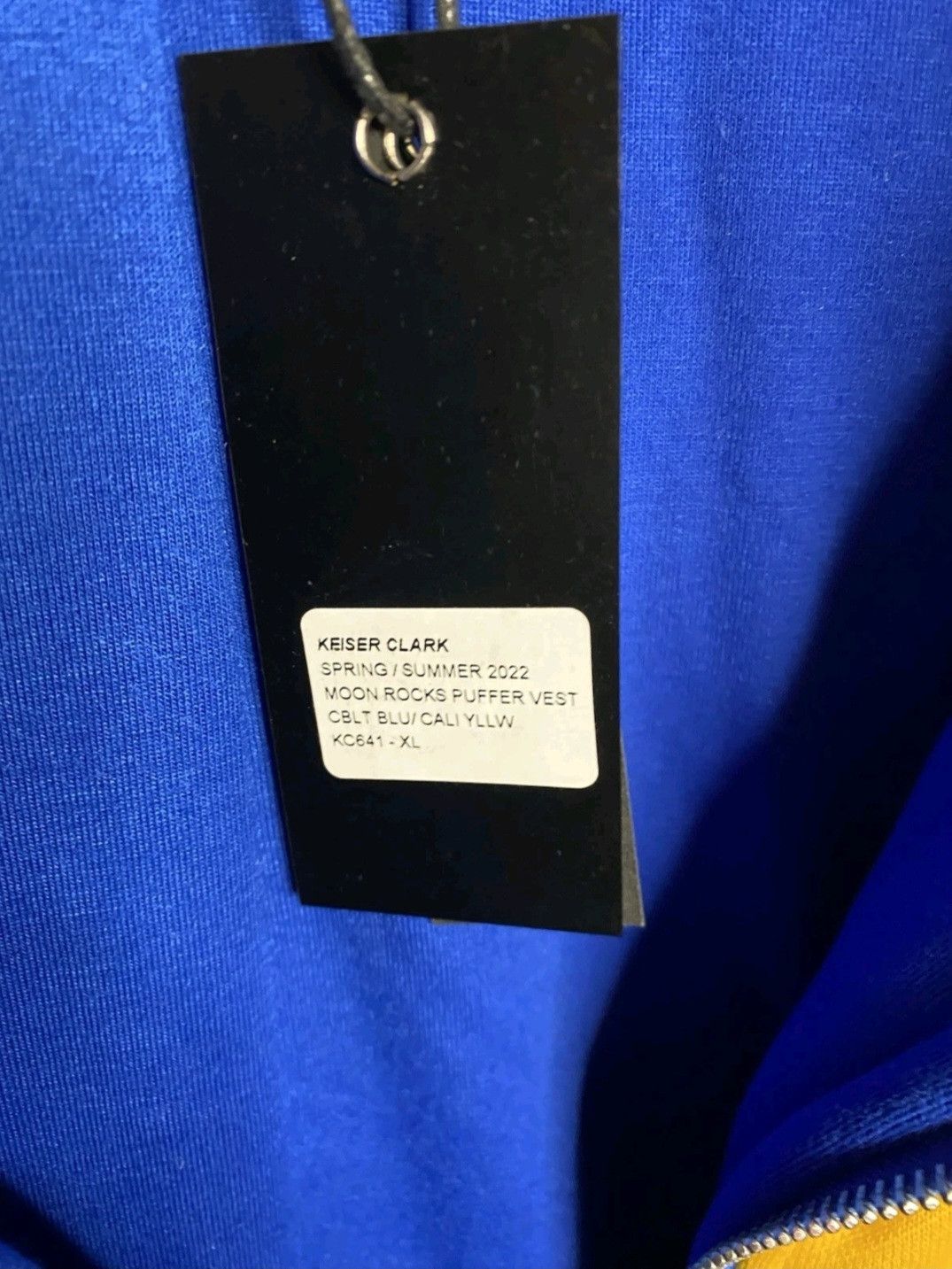 Keiser Clark keiser clark moon rocks Blue Yellow puffer Full Zip Size XL Size US XL / EU 56 / 4 - 5 Thumbnail