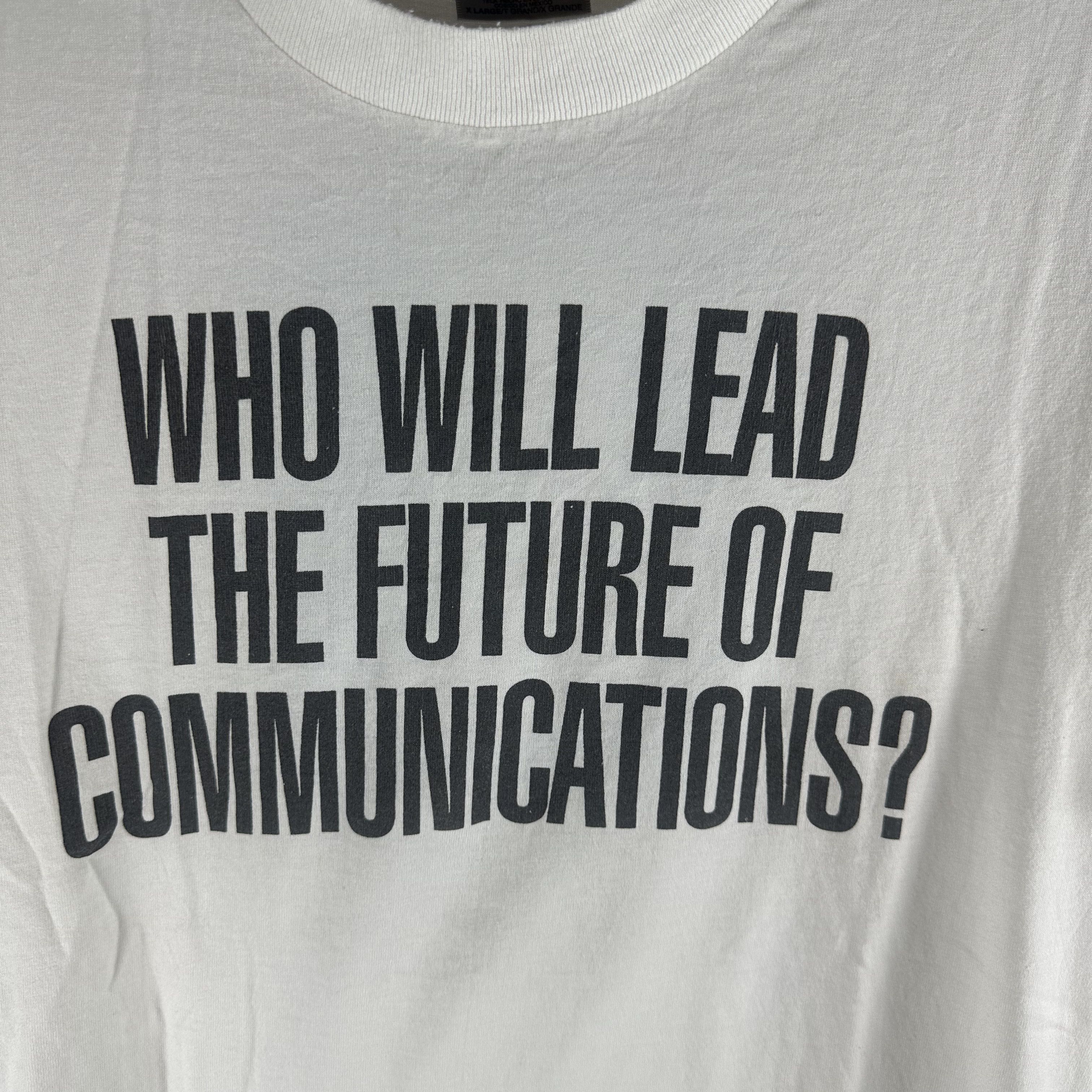 Vintage 90s AT&T Who Will Lead The Future of Communications T-shirt Size US XXL / EU 58 / 5 - 2 Thumbnail