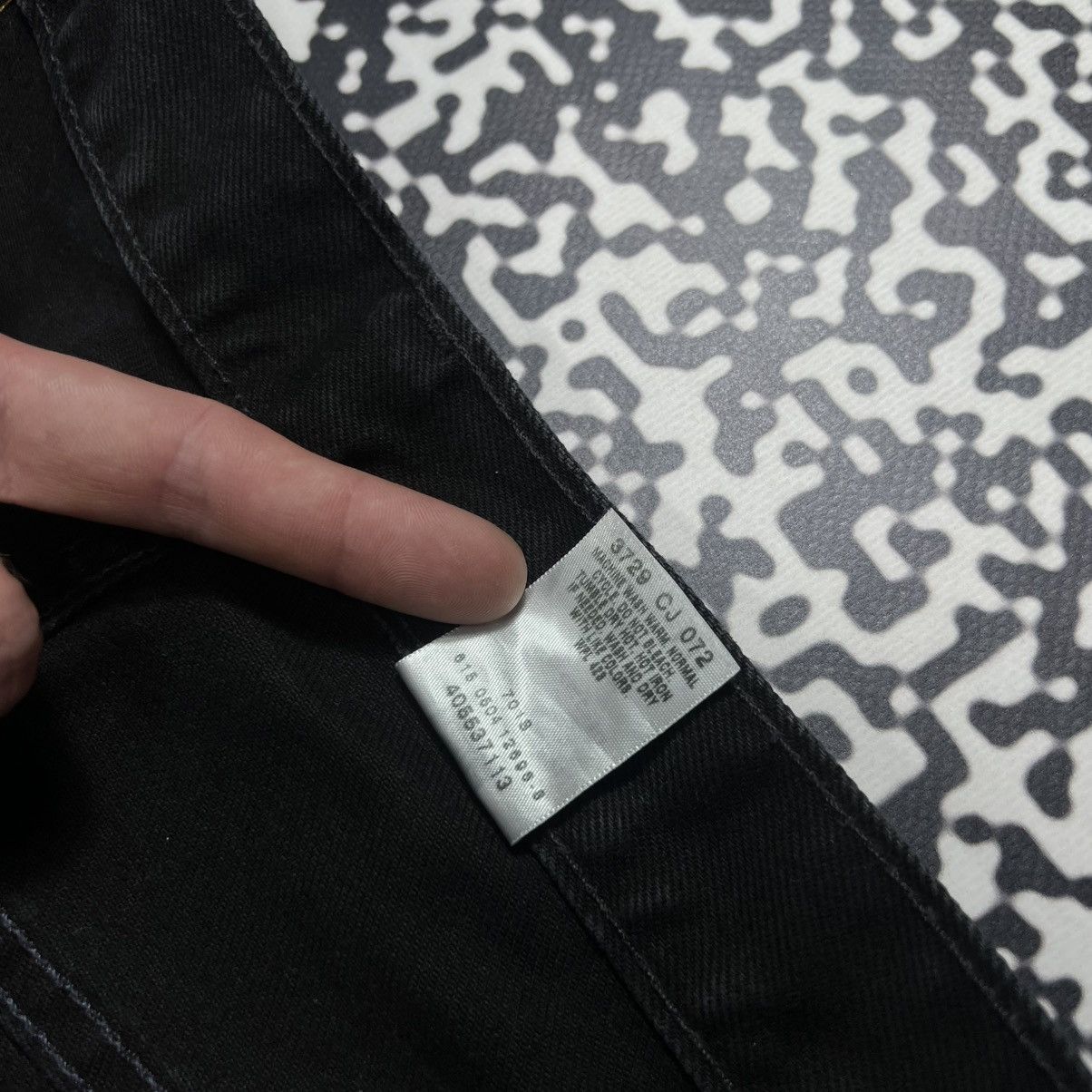 Levi's Vintage Clothing 38x34 Levis 550 Vintage Washed Black Denim Jeans USA Style Size US 38 / EU 54 - 15 Thumbnail