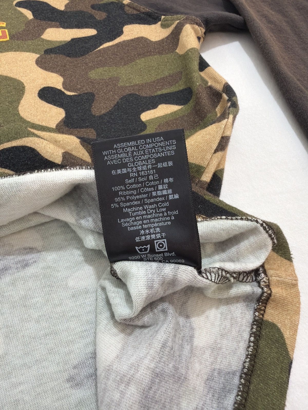 Rhude Rhude Camo Off Road Oil Black Hills Desert Racing Longsleeve Size US M / EU 48-50 / 2 - 8 Thumbnail