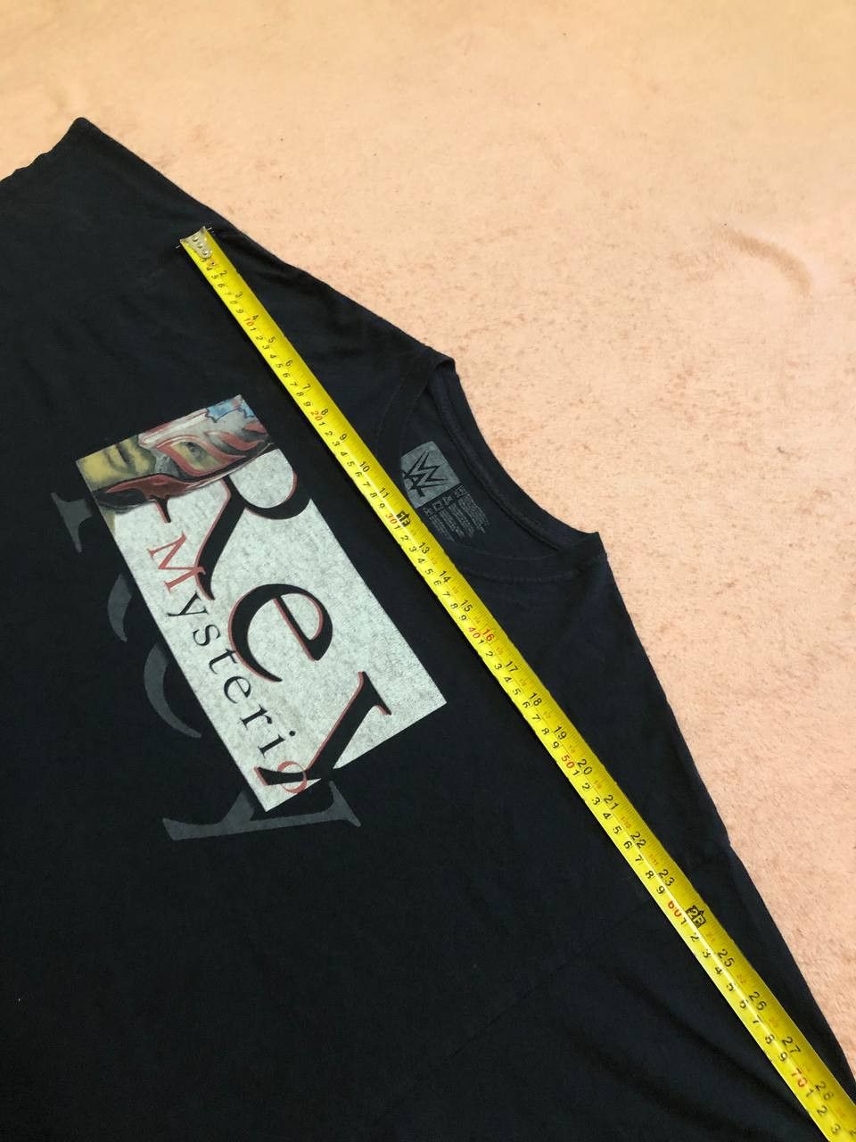 WWE Vintage black T-shirt WWE big print Y2K luxury Size US XXL / EU 58 / 5 - 6 Thumbnail
