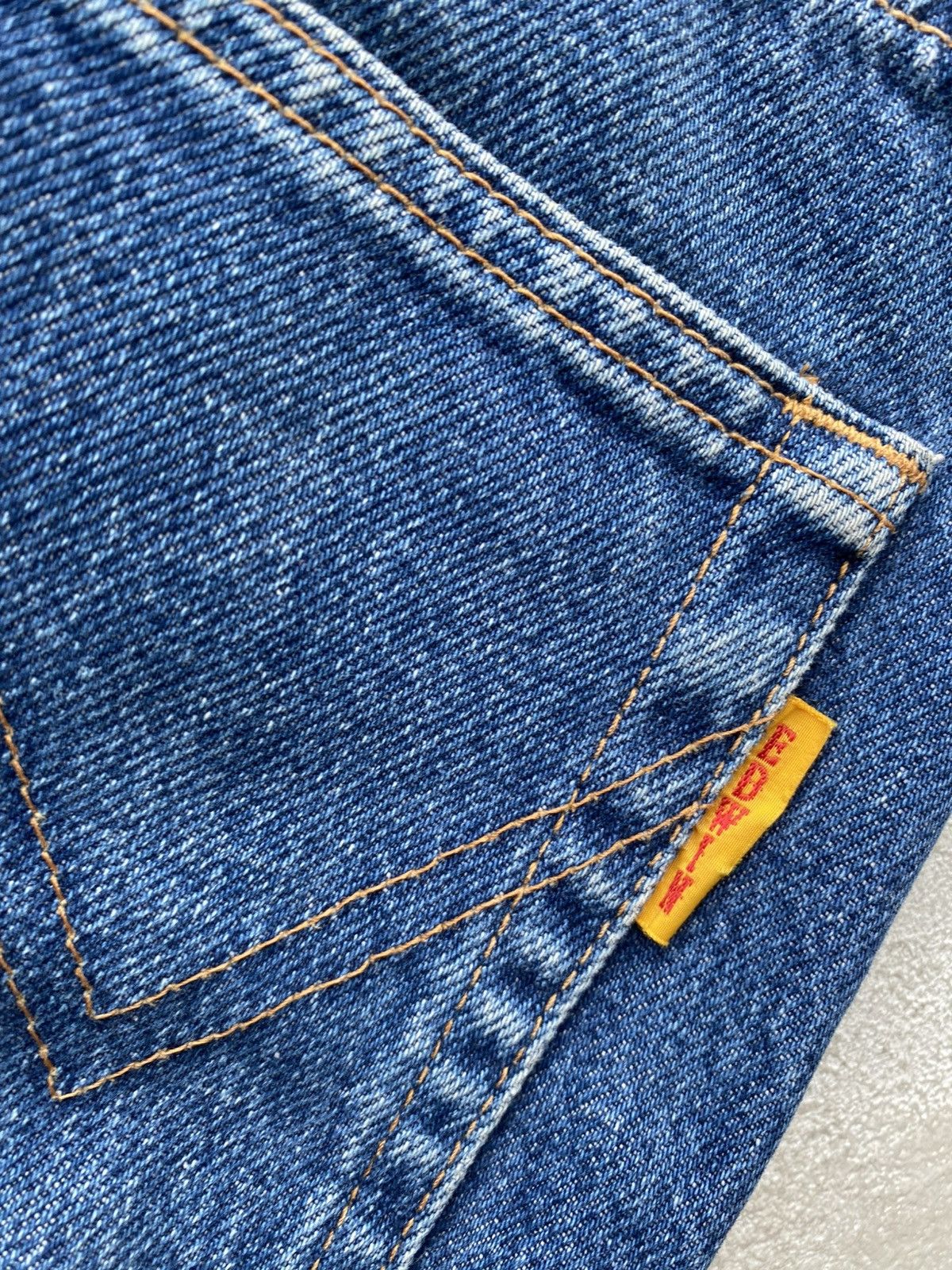 Edwin Japanese Vintage Edwin Distressed Slim Tapered Fit Jeans Size US 30 / EU 46 - 13 Thumbnail