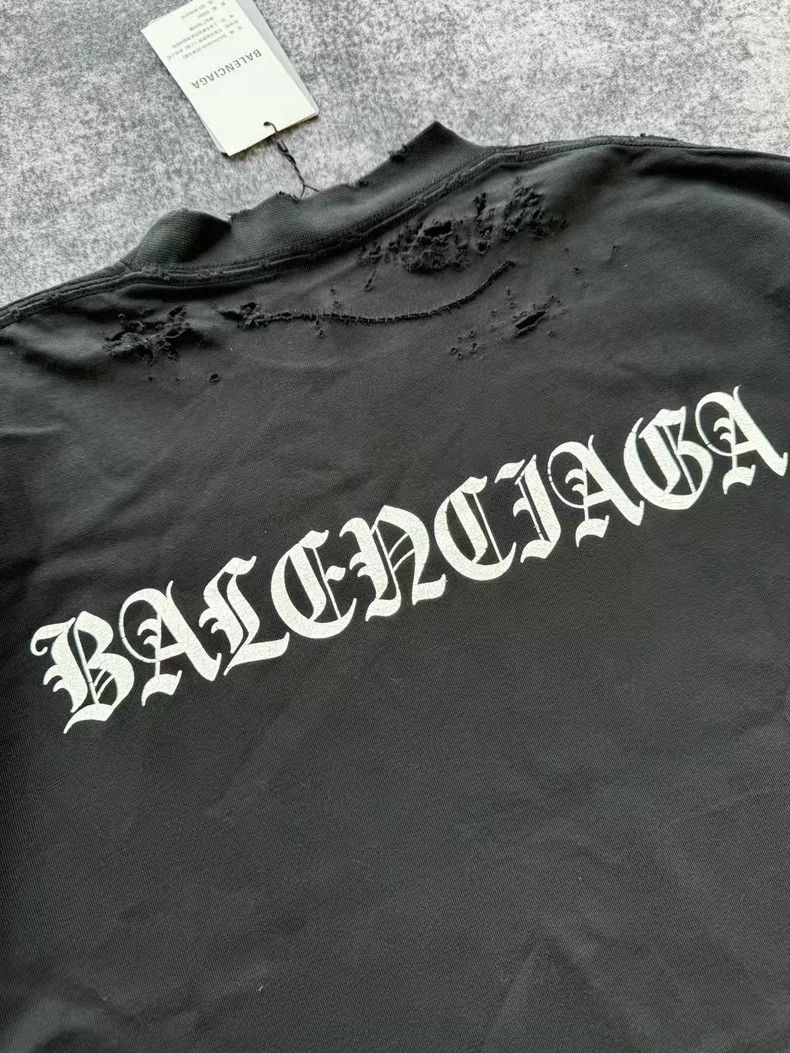 Balenciaga Balenciaga Behind Sanskrit logo destroys short sleeves Size US M / EU 48-50 / 2 - 5 Thumbnail
