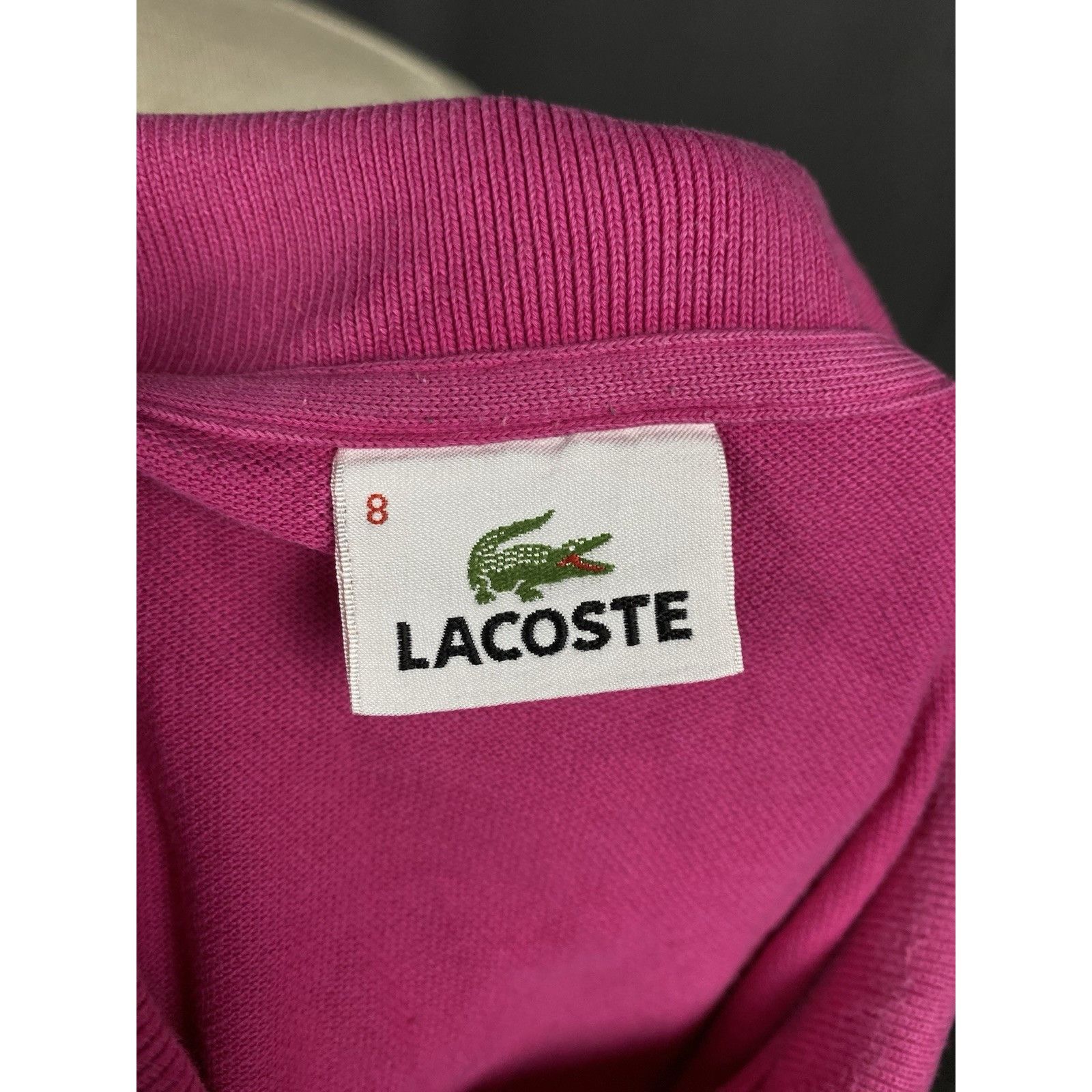Lacoste Lacoste Men's Pink Polo T-Shirt Size 8 / 3XL Size US XXL / EU 58 / 5 - 10 Thumbnail