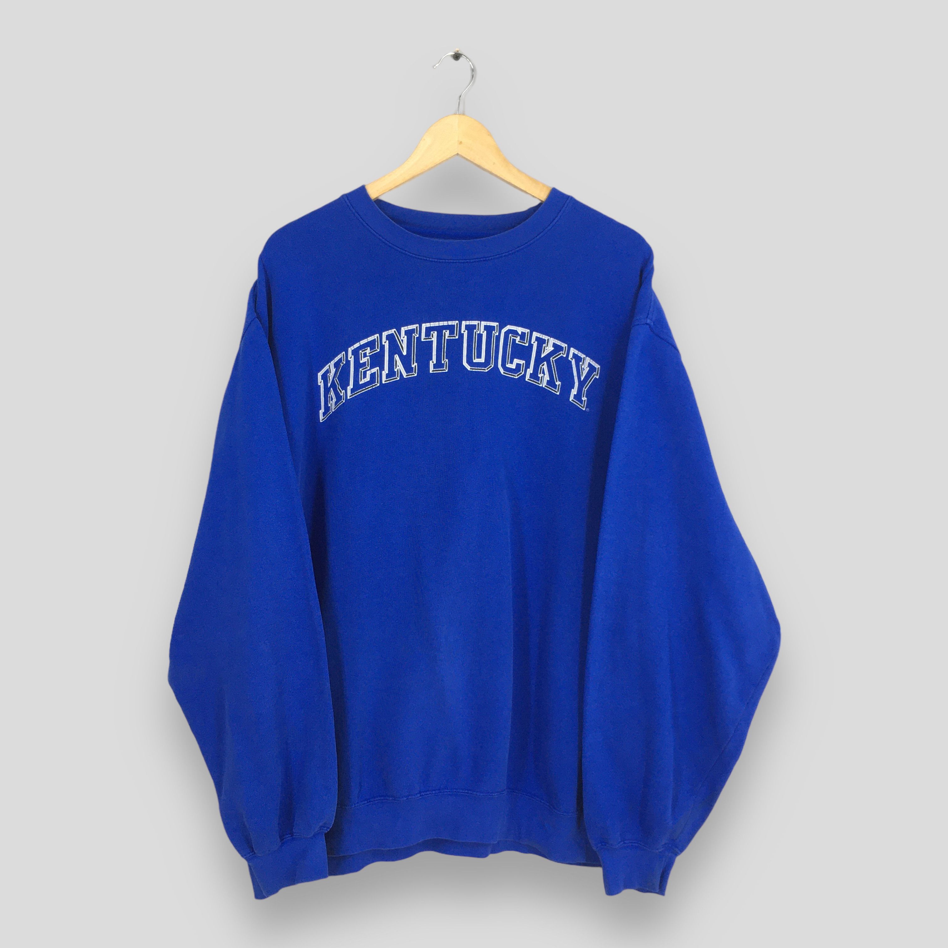 Soffe Vintage 90s Kentucky State Blue Sweatshirt XXLarge Size US XXL / EU 58 / 5 - 1 Thumbnail