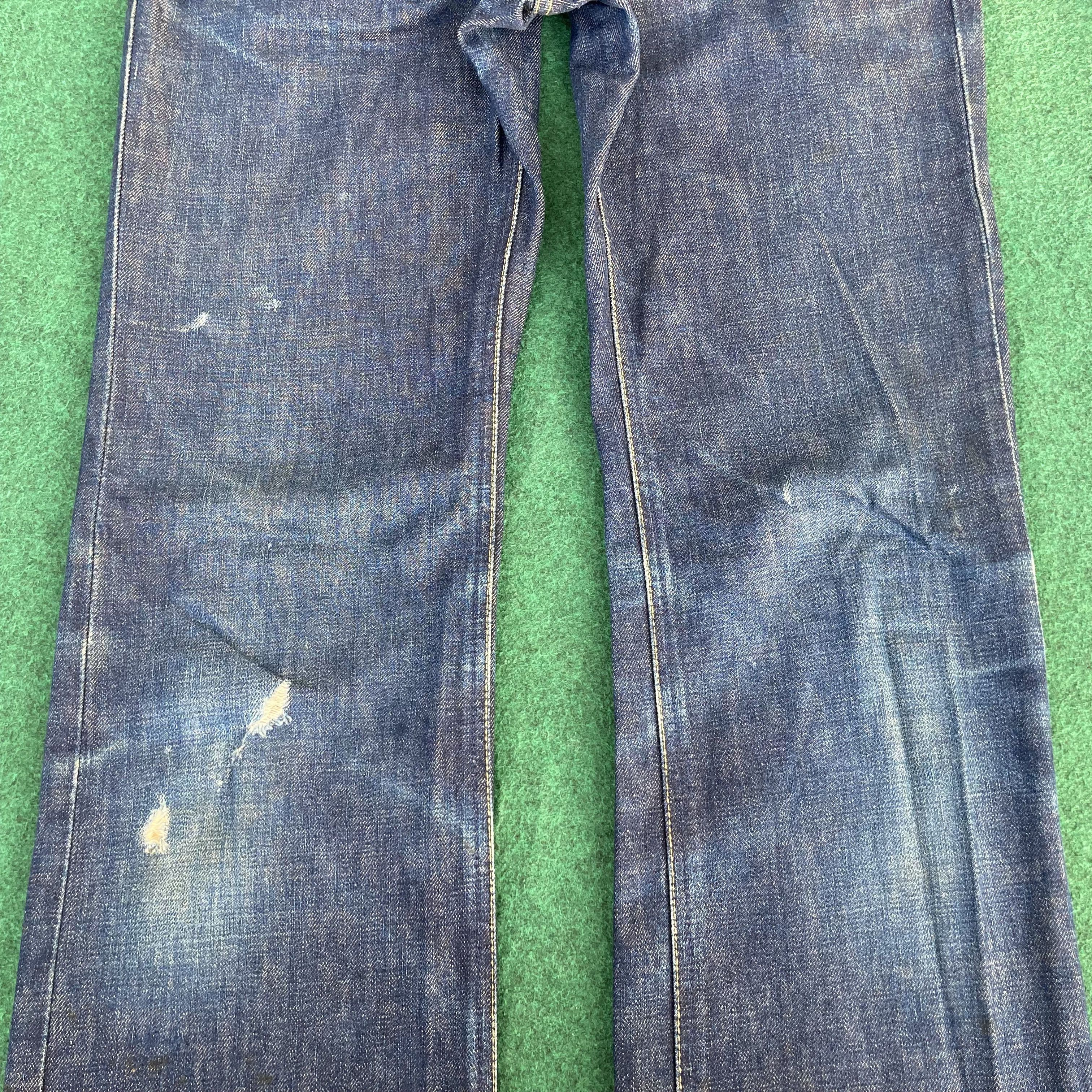Lee Vtg Lee Riders Denim Bootcut Flare Grunge Jeans Size US 31 - 7 Thumbnail