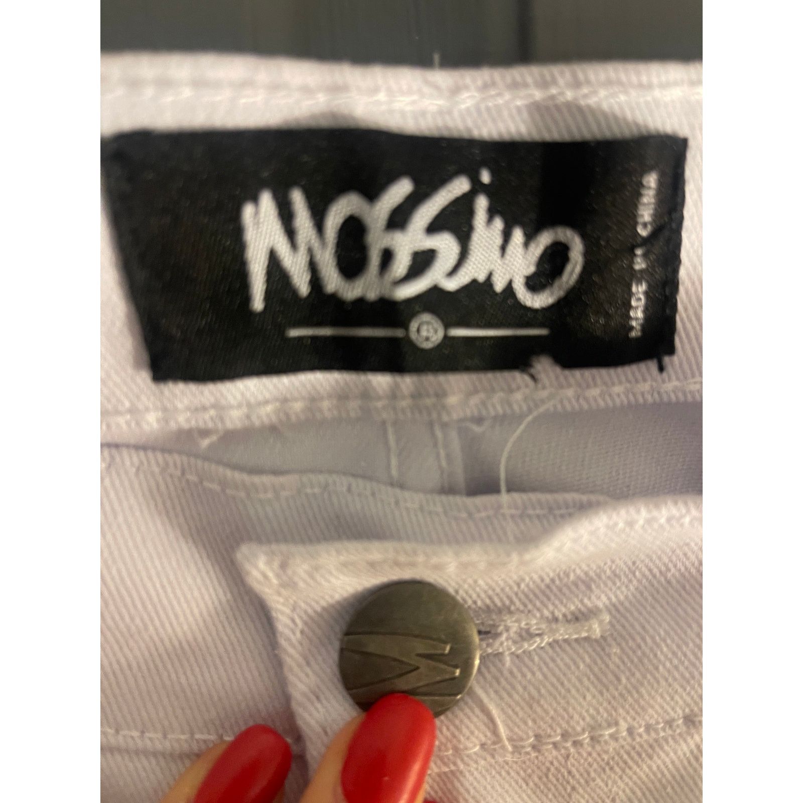 Mossimo Mossimo White Stretch Jeans – Men's Size 32 Size US 32 / EU 48 - 4 Thumbnail