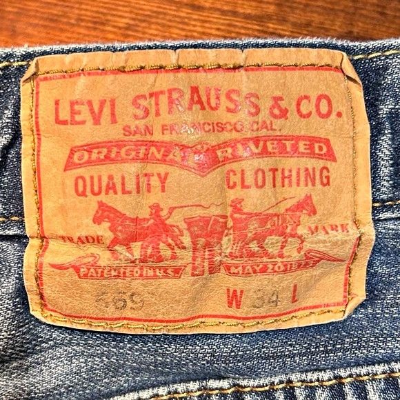 Levi's Vintage Clothing Vintage Y2K Levis 569 Blue Denim Loose Baggy Jorts Shorts Size US 34 / EU 50 - 2 Thumbnail