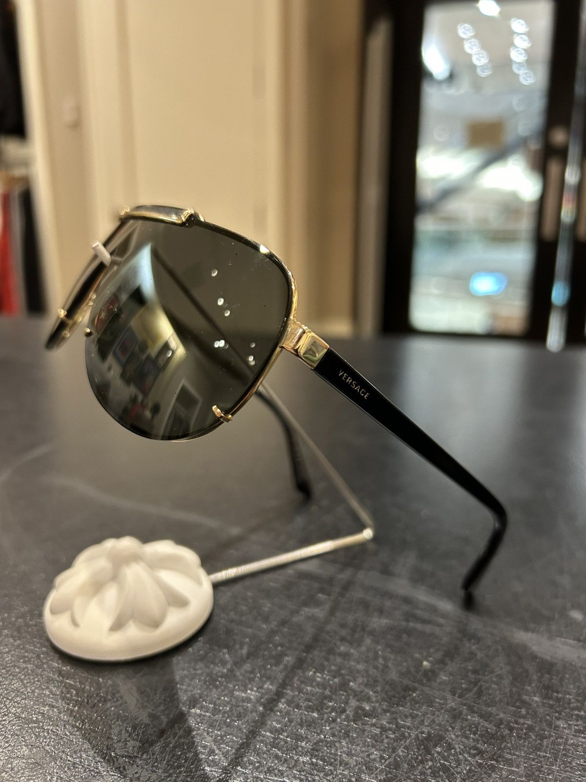 Versace Versace Aviator Sunglasses Size ONE SIZE - 2 Thumbnail