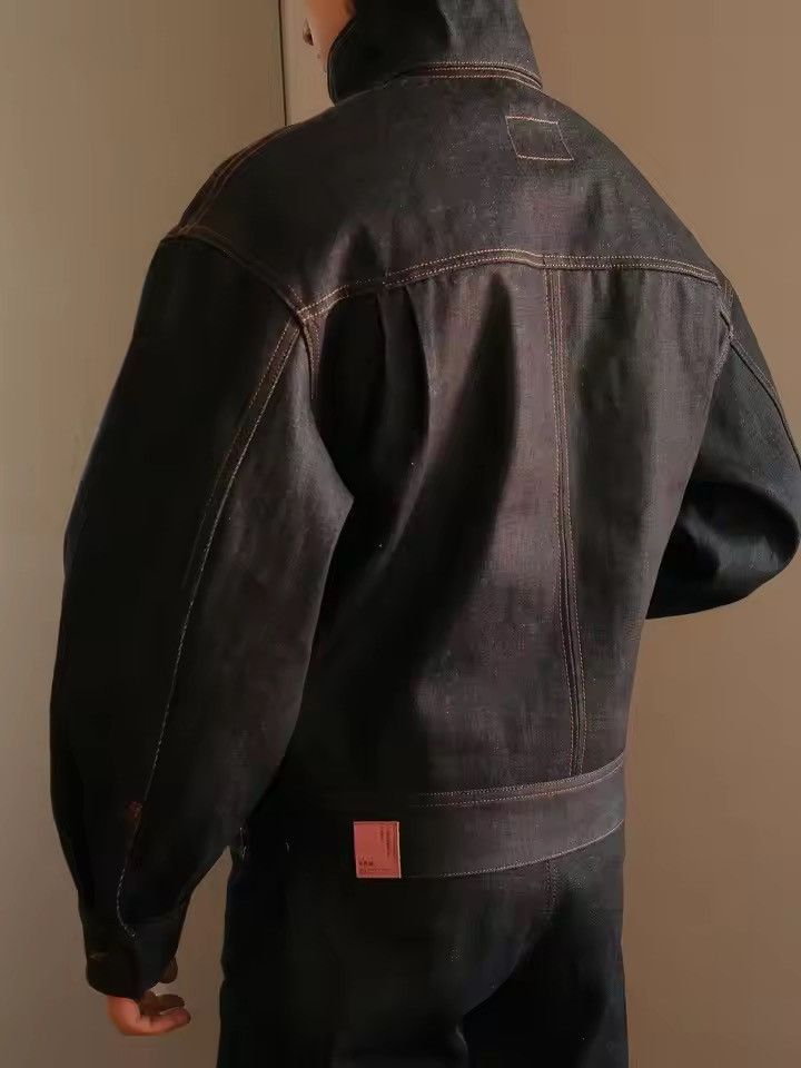 Japanese Brand Dark Denim Jacket Size US M / EU 48-50 / 2 - 2 Thumbnail