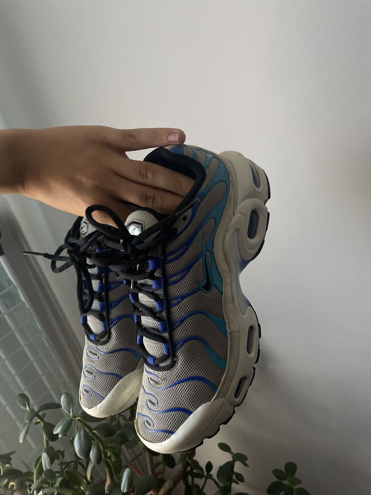 Nike × Vintage 💎Nike Air Max tn Plus Baltic Blue Size US 5.5 / EU 38 - 8 Thumbnail