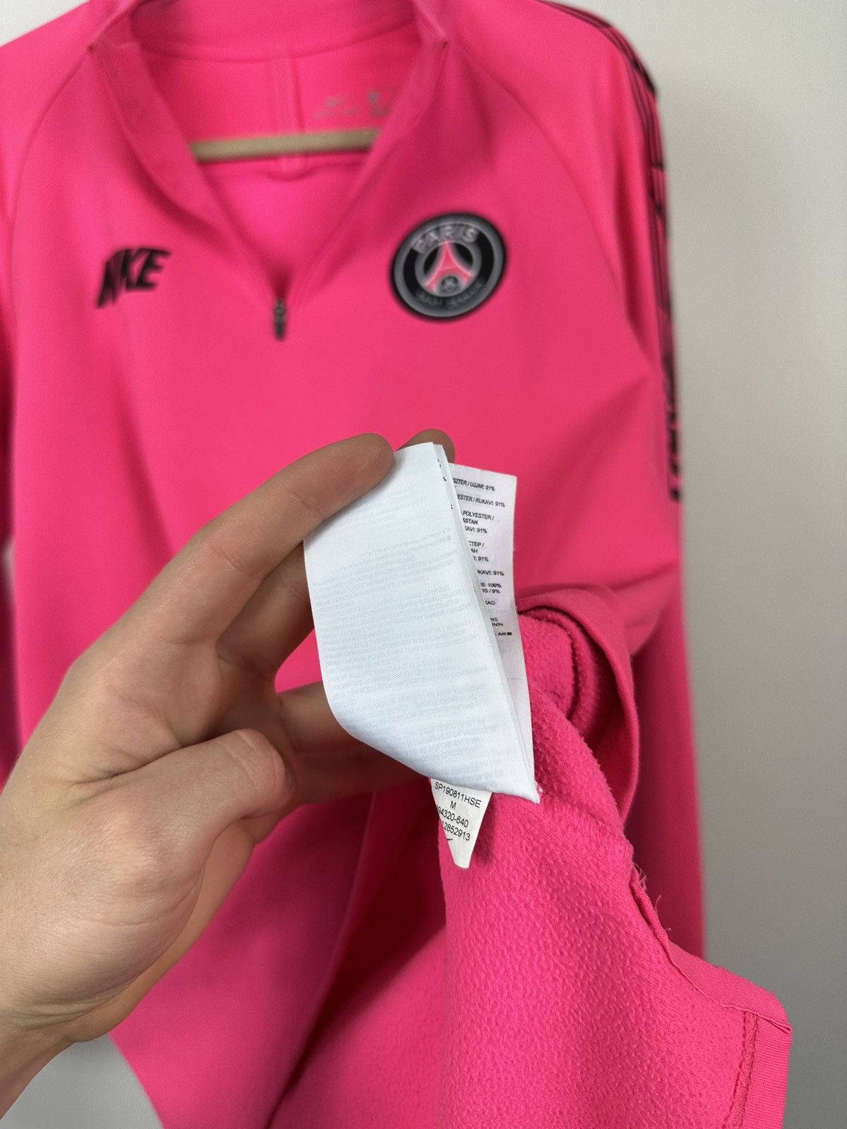 Nike Nike PSG Paris Saint Germain 2018-19 Training Soccer Jersey Size US M / EU 48-50 / 2 - 18 Thumbnail