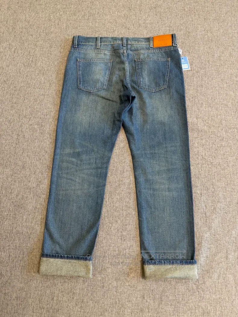 Gucci Gucci Striped webbing tapered jeans Size US 36 / EU 52 - 2 Thumbnail