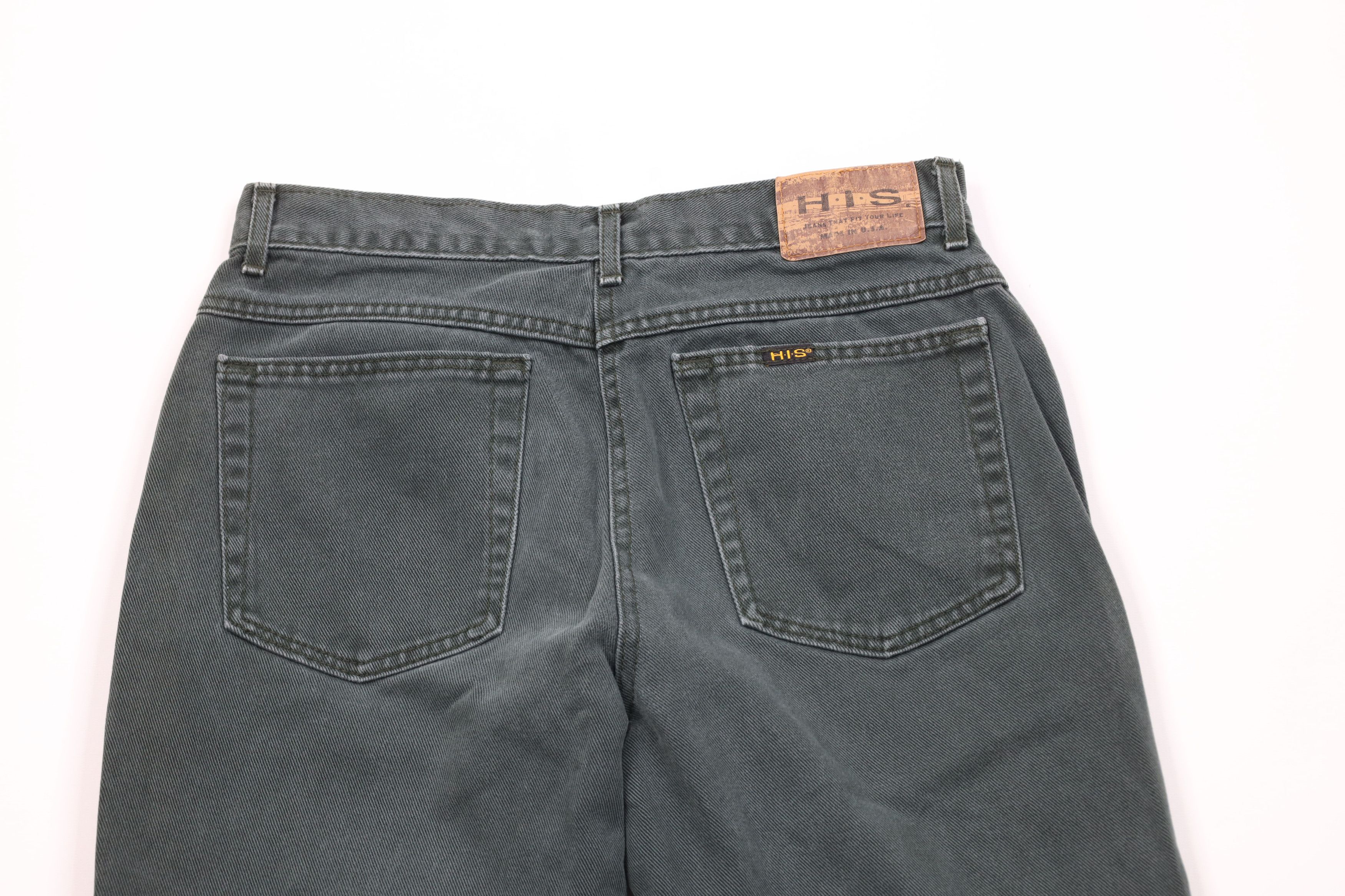 Vintage Vintage 90s Streetwear Straight Leg Denim Jeans Green USA Size US 30 / EU 46 - 11 Thumbnail