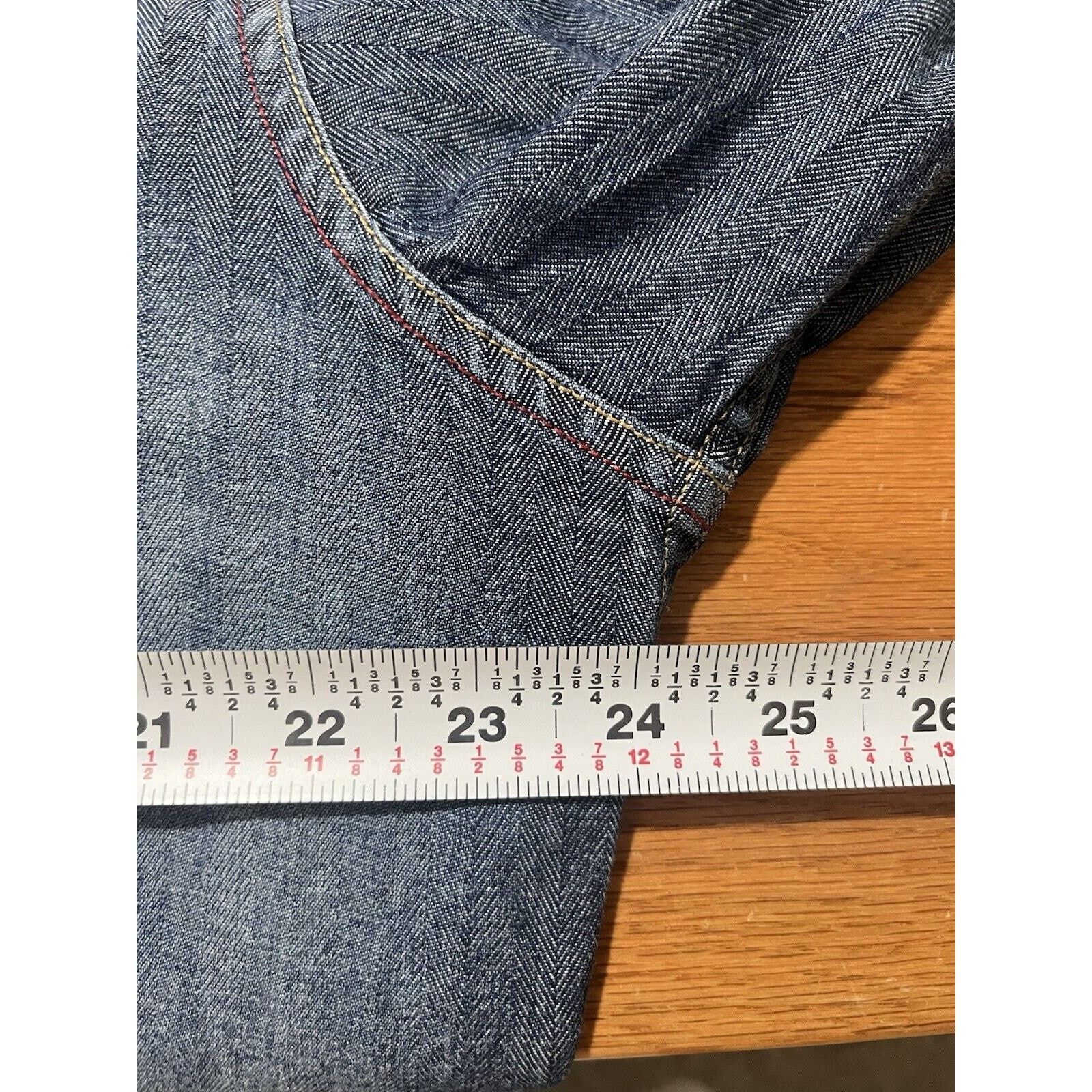 Tommy Hilfiger VTG/Y2K Tommy Hilfiger Mens XL Patched Faded Denim Shirt Size US XL / EU 56 / 4 - 6 Thumbnail