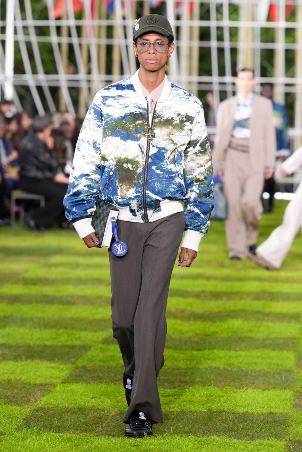 25SS★Louis Vuitton★ジャケット Louis Vuitton × Pharrell LOUIS VUITTON × Pharrell 25SS Earth