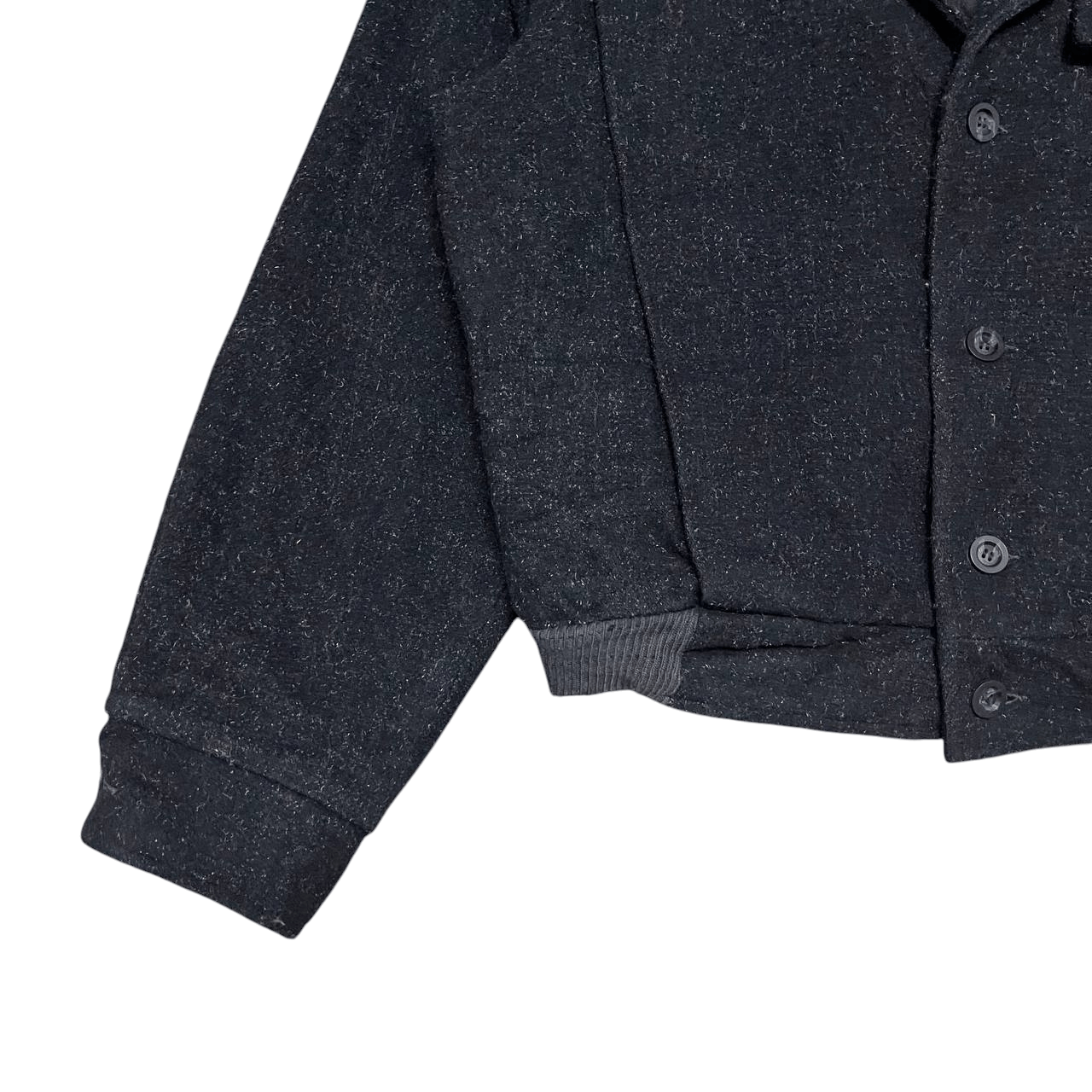 Issey Miyake Vintage Issey Miyake Inspired Bomber Style Jacket Wool Size US L / EU 52-54 / 3 - 3 Thumbnail
