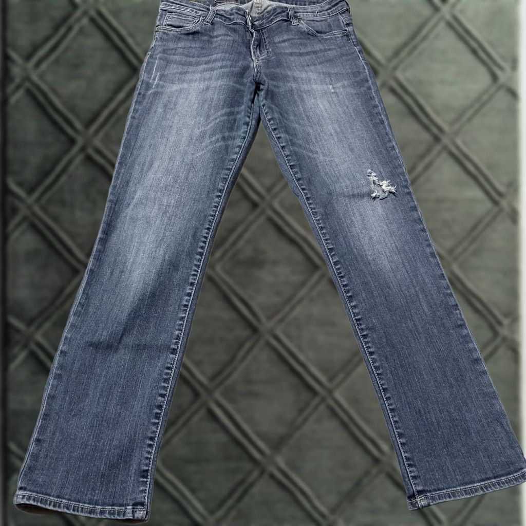Vintage Kut from the Kloth Catherine Boyfriend Jeans Women's Blue Denim Low-Rise - 10 Size 32" / US 10 / IT 46 - 1 Thumbnail