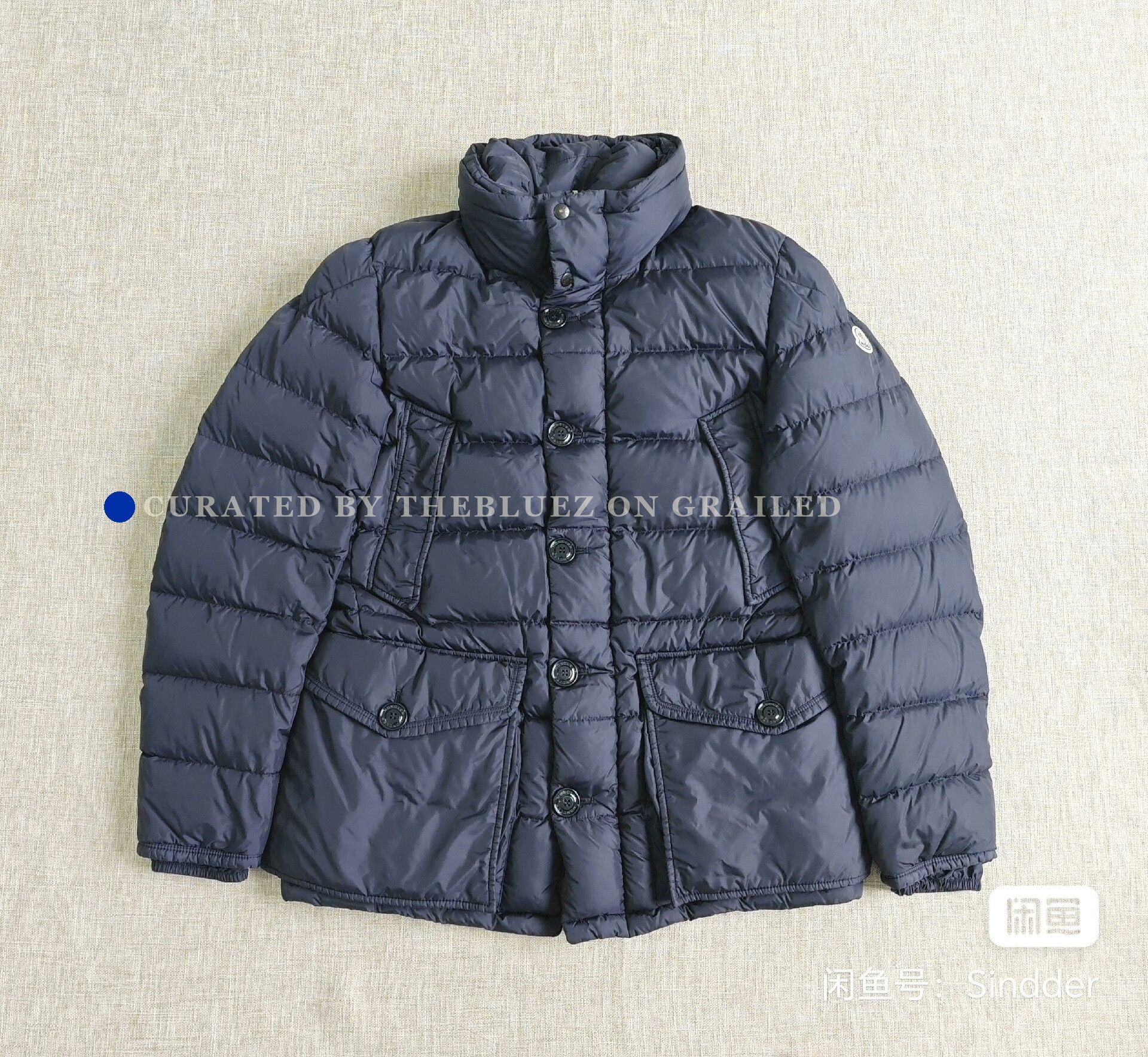 Moncler Moncler Rethel Giubbotto Wool Puffer Coat Parka r£1700