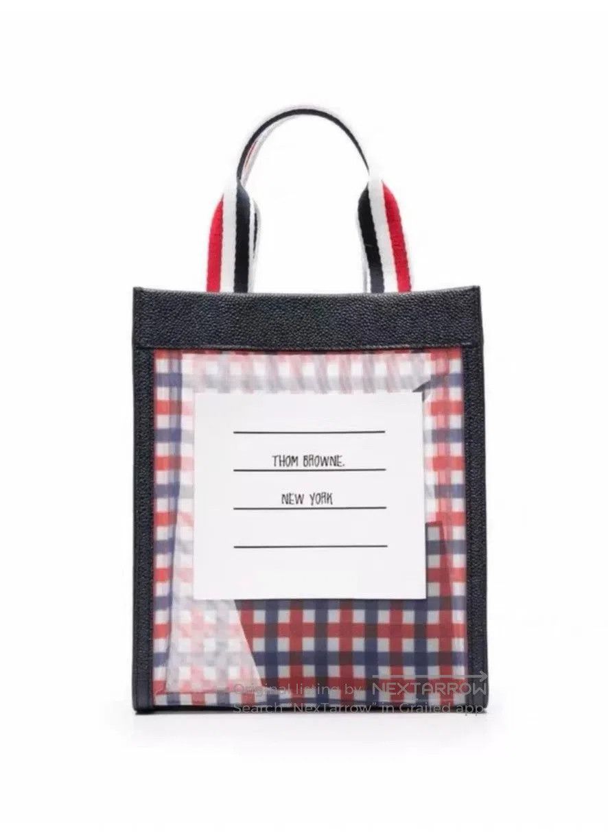 Thom Browne Thom Browne Checkered Tote Bag. Size ONE SIZE - 2 Thumbnail