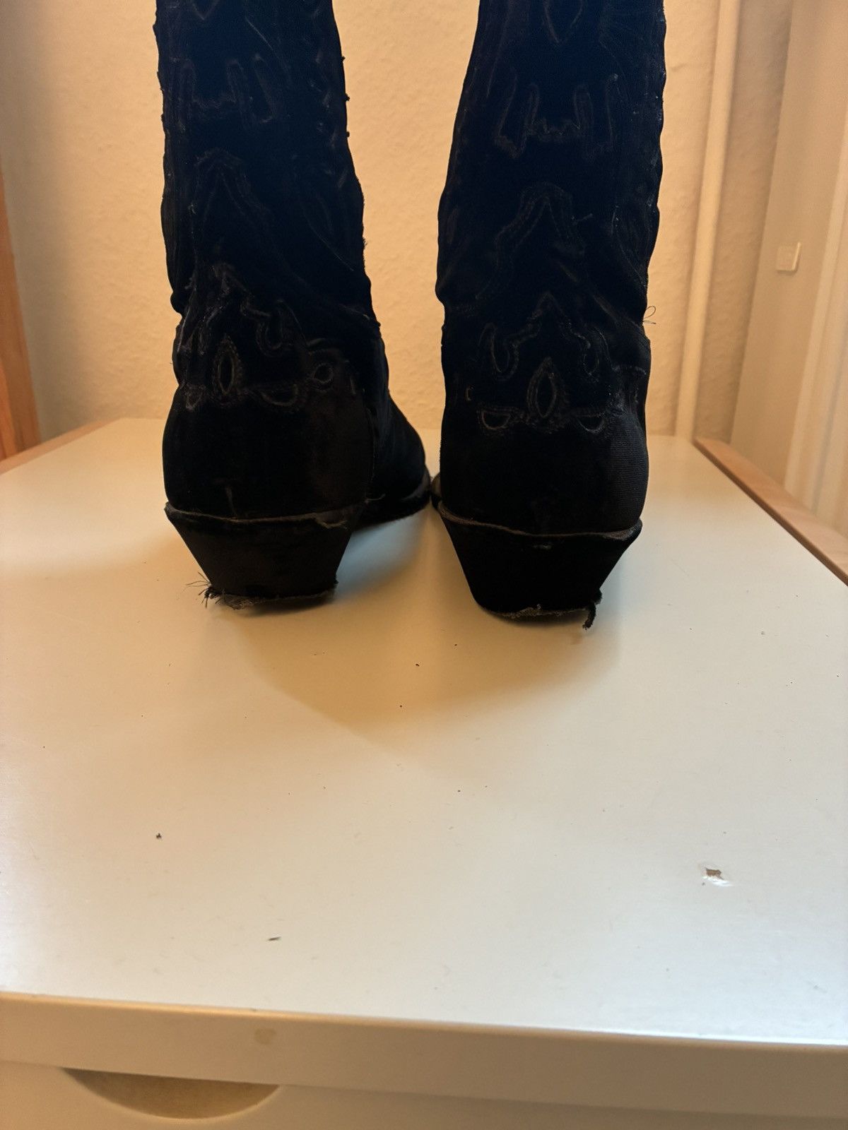 Givenchy Givenchy FW16 velvet cowboy boots Size US 11 / EU 44 - 5 Thumbnail