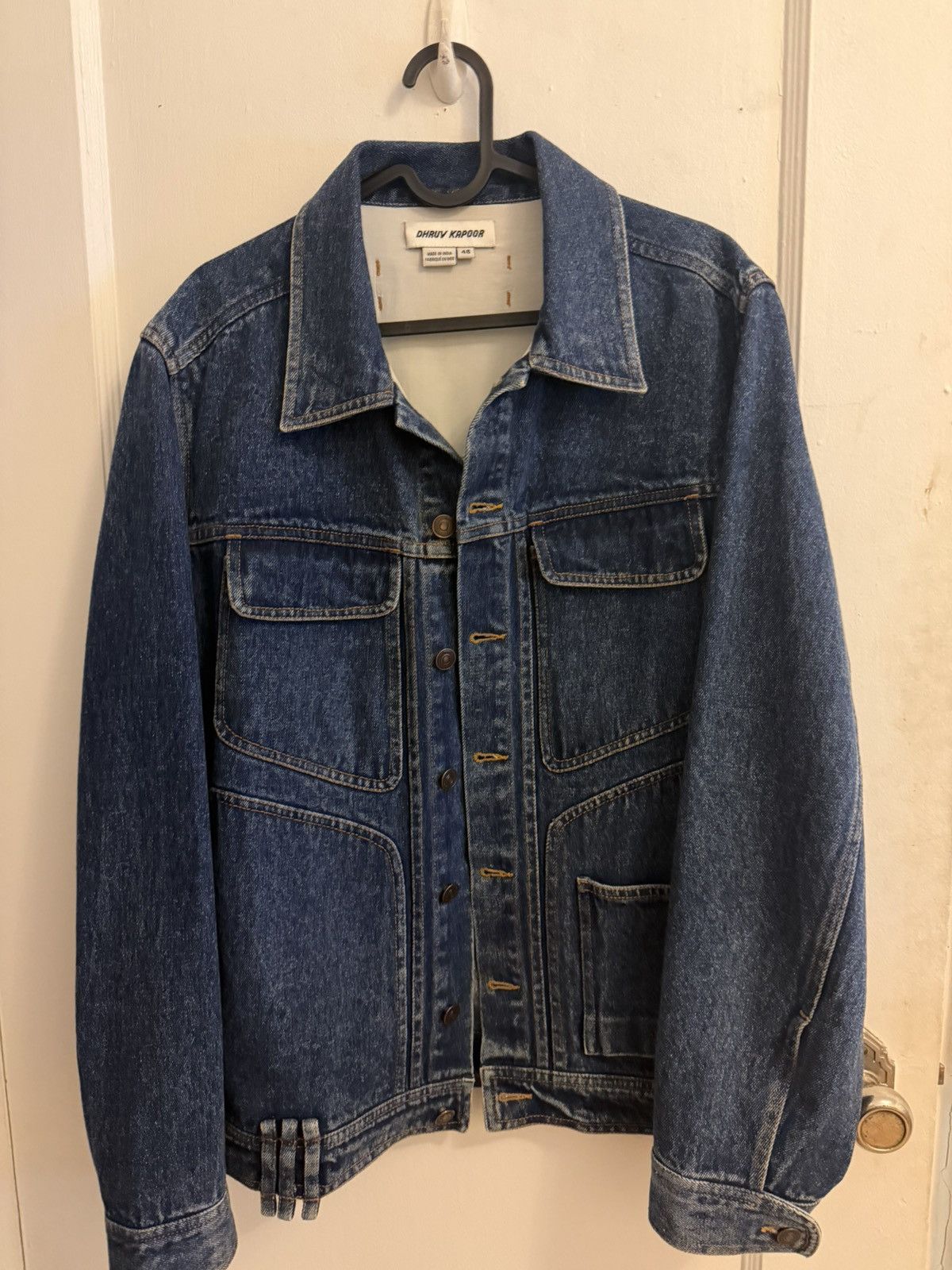 Other DHRUV KAPOOR EMBROIDERED DENIM JACKET Size US M / EU 48-50 / 2 - 3 Thumbnail