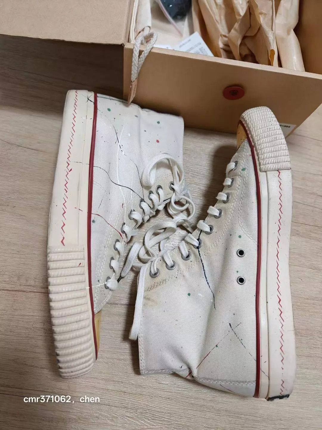 Visvim VISVIM 19 ICT SKAGWAY Splatter Ivory 9 Used Size US 9 / EU 42 - 3 Thumbnail