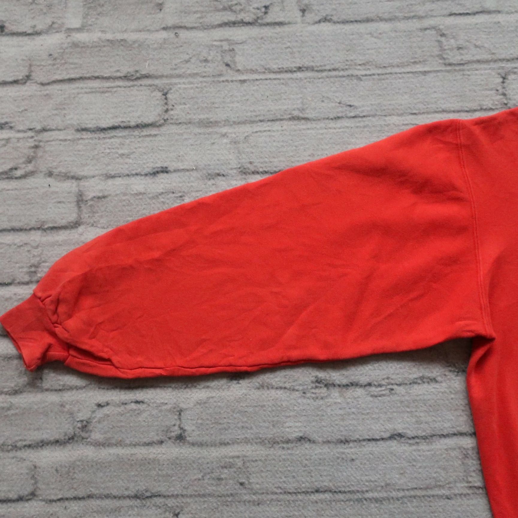 Levi's VINTAGE Levi's Big E Logo Sweatshirt Mens L Red 90s LVC Sweatshirt Size US L / EU 52-54 / 3 - 4 Thumbnail