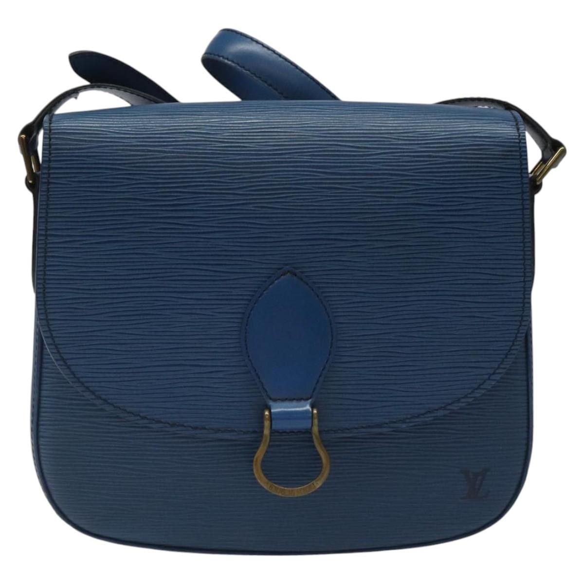 Louis Vuitton LOUIS VUITTON Epi Saint Cloud GM Shoulder Bag Toledo Blue Size ONE SIZE - 13 Thumbnail