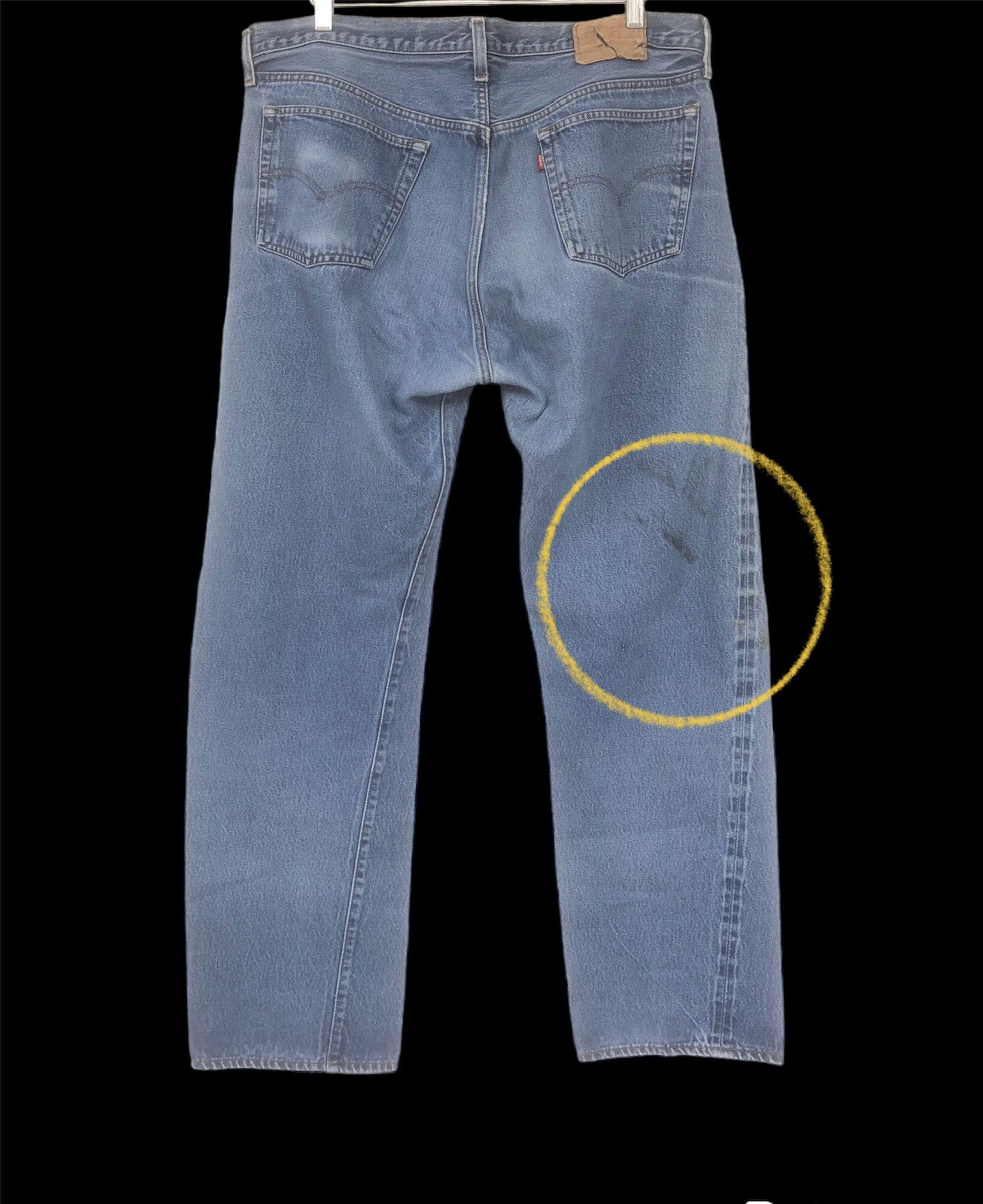 Levi's Vintage Clothing Vintage 80s Levis 501 Selvedge Small e Jeans Size US 38 / EU 54 - 4 Thumbnail
