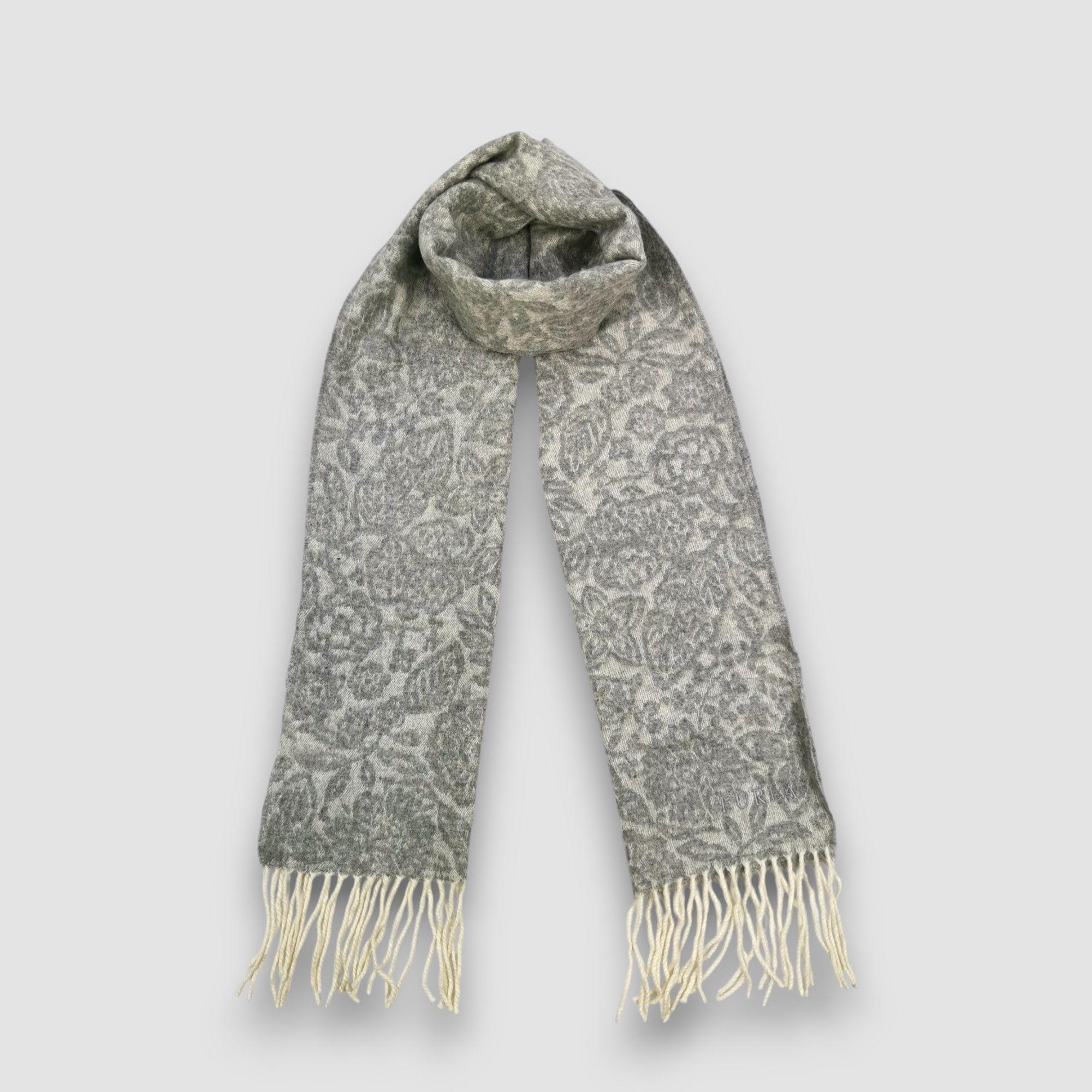 Furla Vintage FURLA Scarf Wool Cashmere Scarves. Size ONE SIZE - 1 Thumbnail