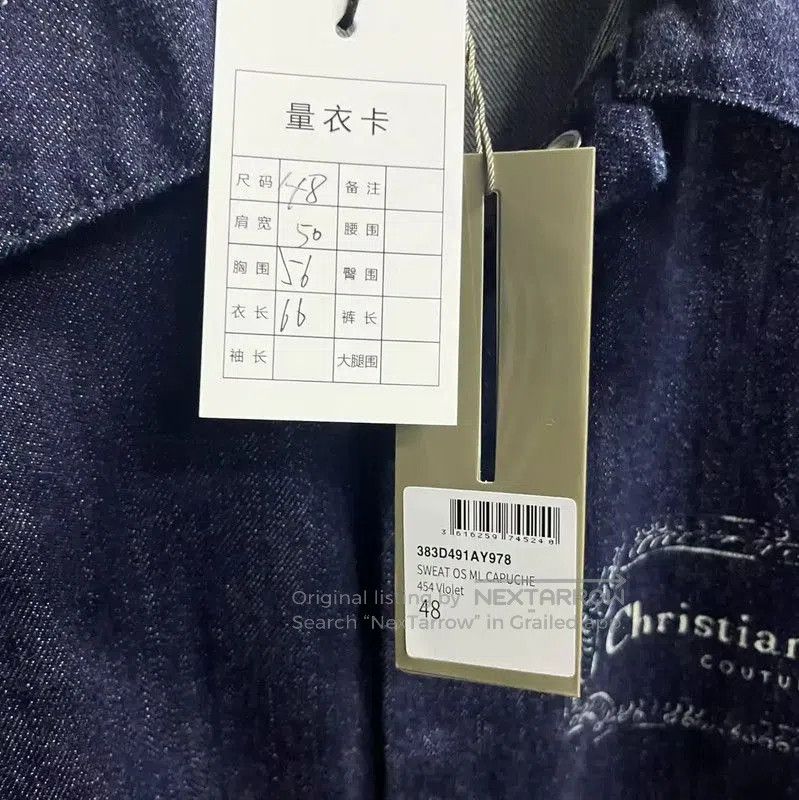 Dior Dior Blue Denim Long Sleeve Button-Up Shirt . Size US L / EU 52-54 / 3 - 4 Thumbnail