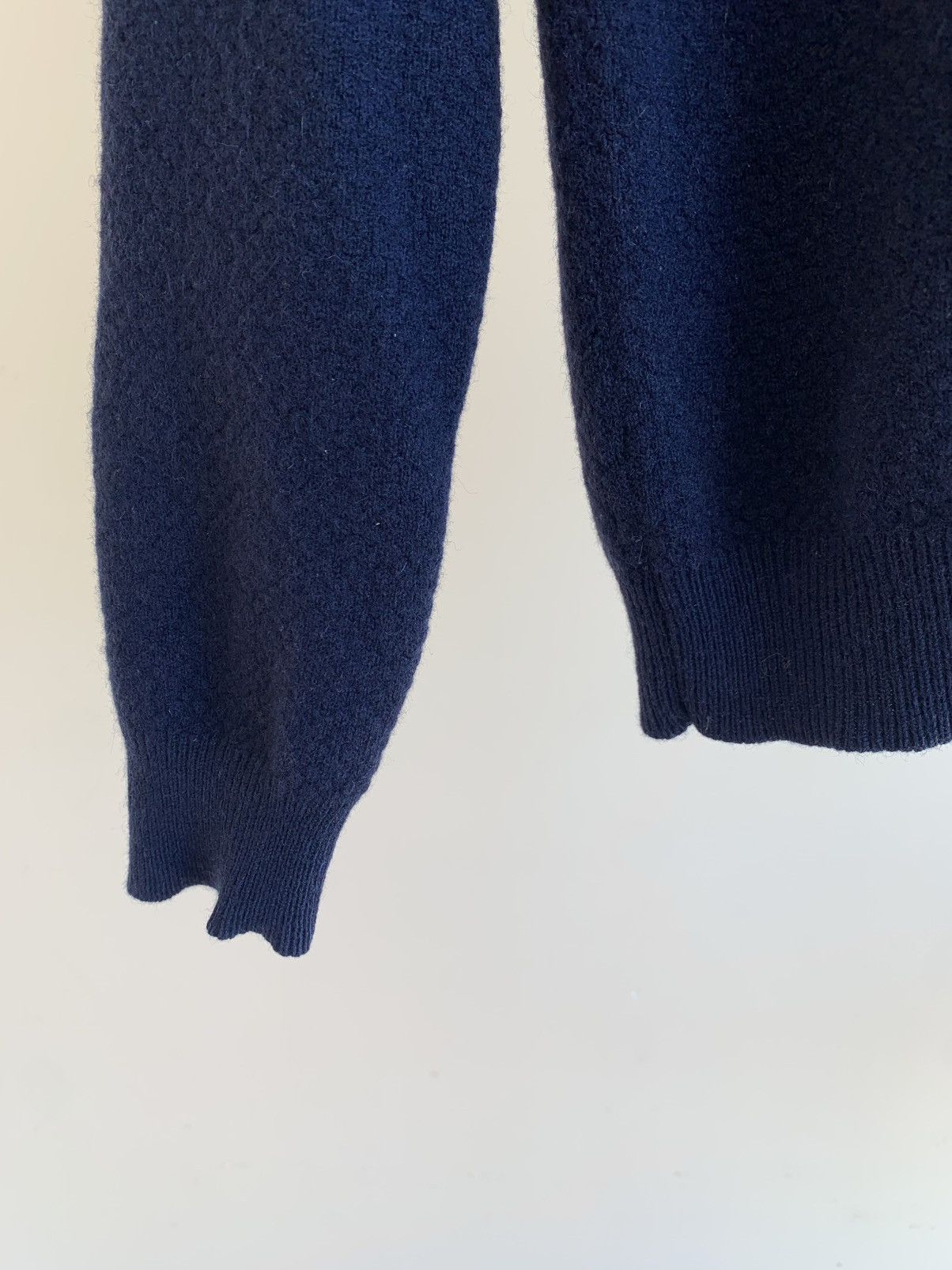 Folk Henley Button Half Elbow Geometric Print Wool Blend Sweater Size US M / EU 48-50 / 2 - 6 Thumbnail