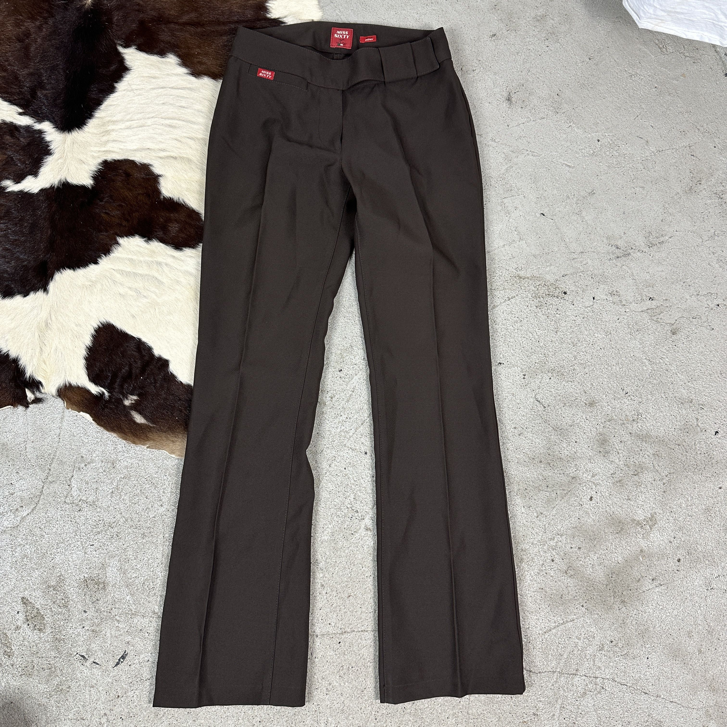 Miss Sixty × Vintage Vintage Y2K Casual Elegant Formal Miss Sixty Flared Pants Size 25" / US 0 / IT 36 - 1 Thumbnail