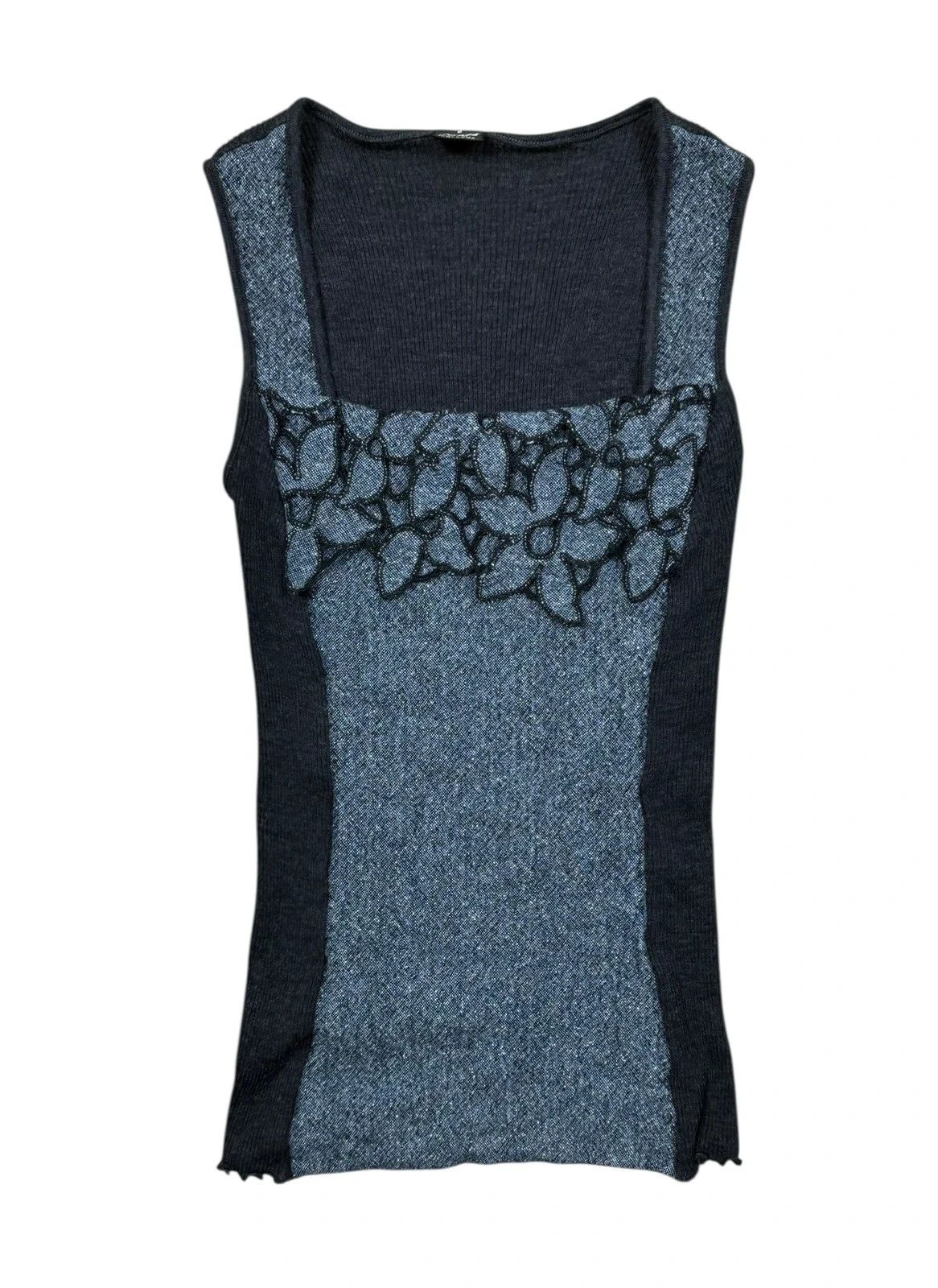 Other Oscalito Seta Wool Tank Top Decorated Flowers size 2 Size S / US 4 / IT 40 - 9 Thumbnail
