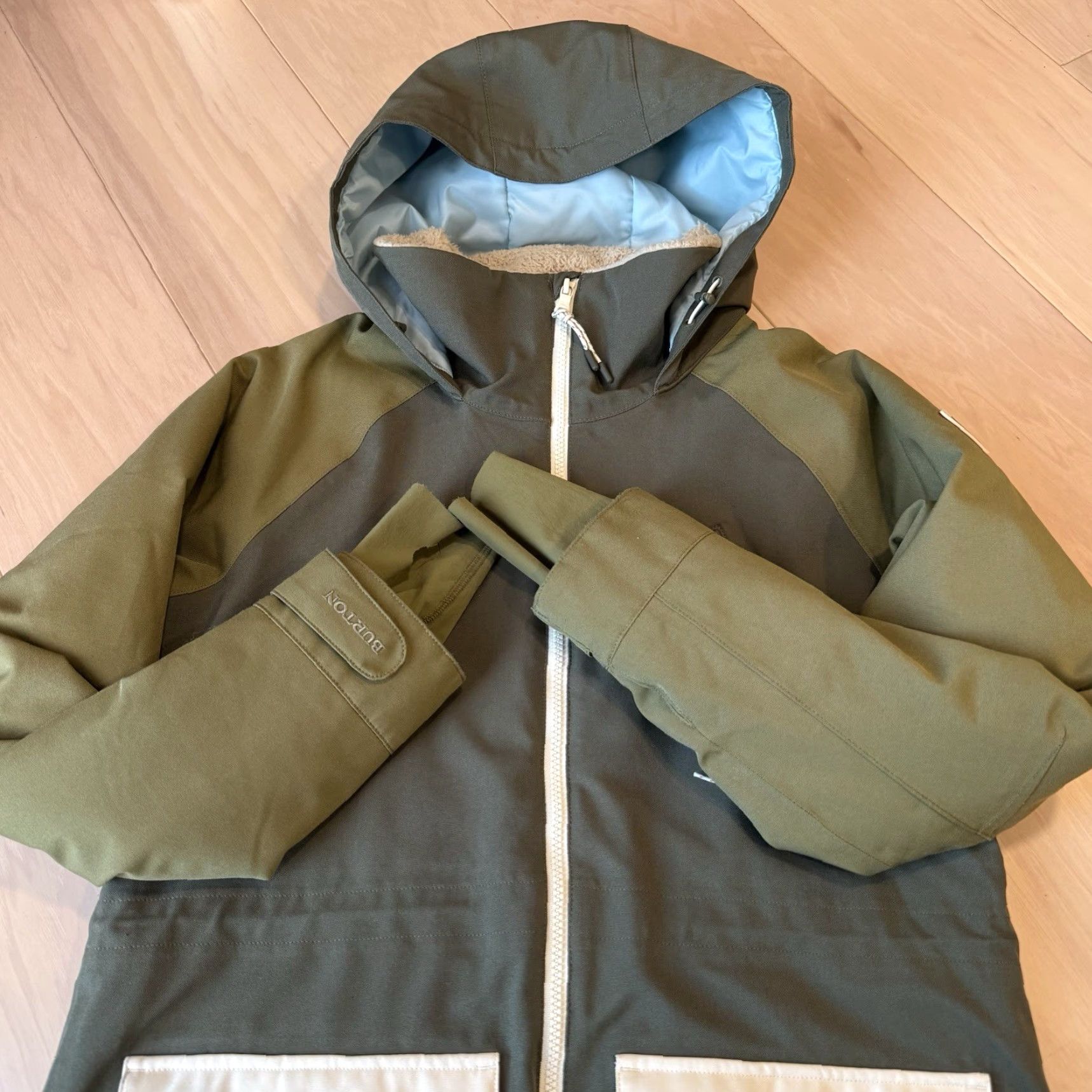 Burton Burton Prowess Snowboard Jacket Women's S Green Full Zip Insulated Outerwear Size S / US 4 / IT 40 - 5 Thumbnail