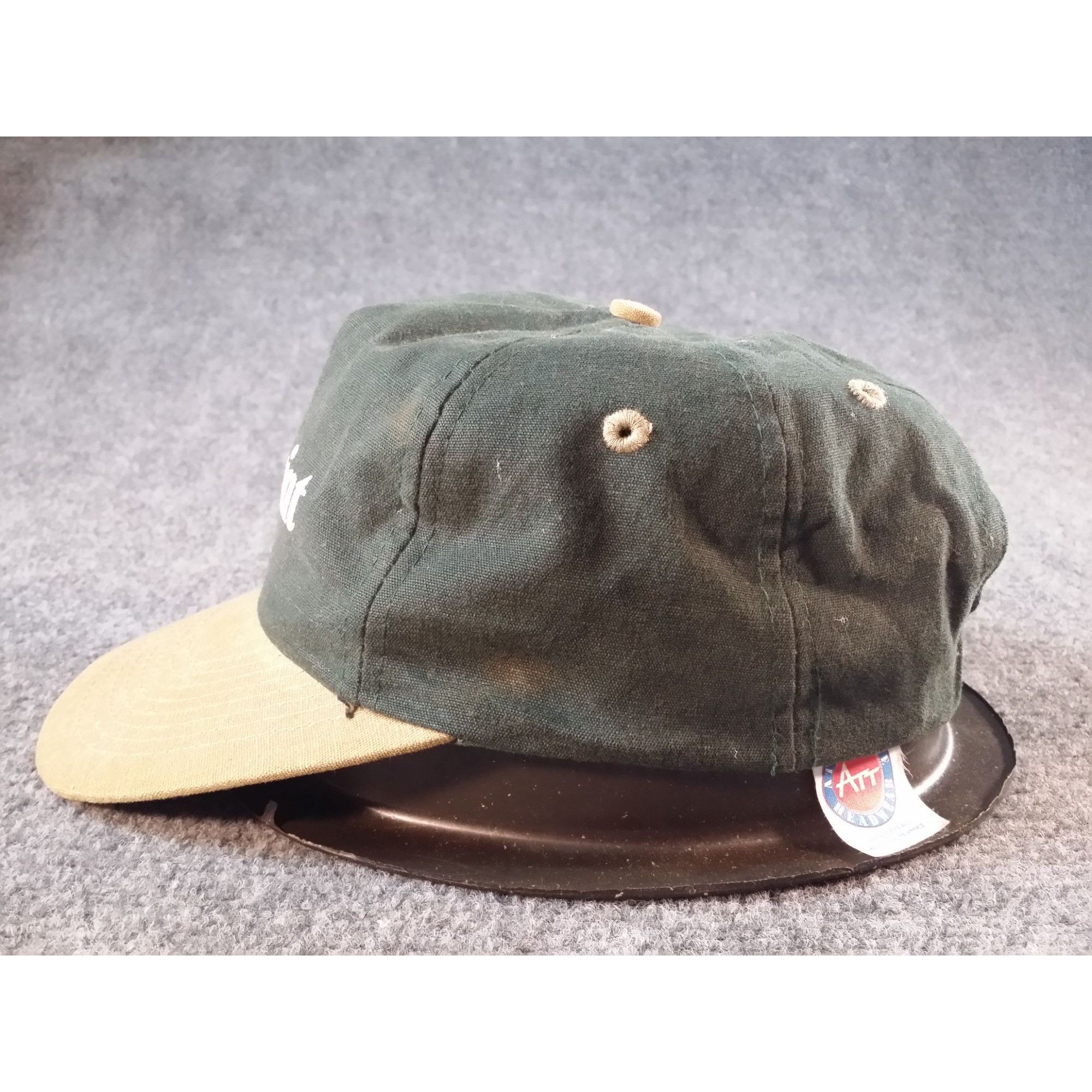 Vintage Vintage Sprint Snapback Hat Khaki Green Logo Attractive Head Size ONE SIZE - 2 Thumbnail