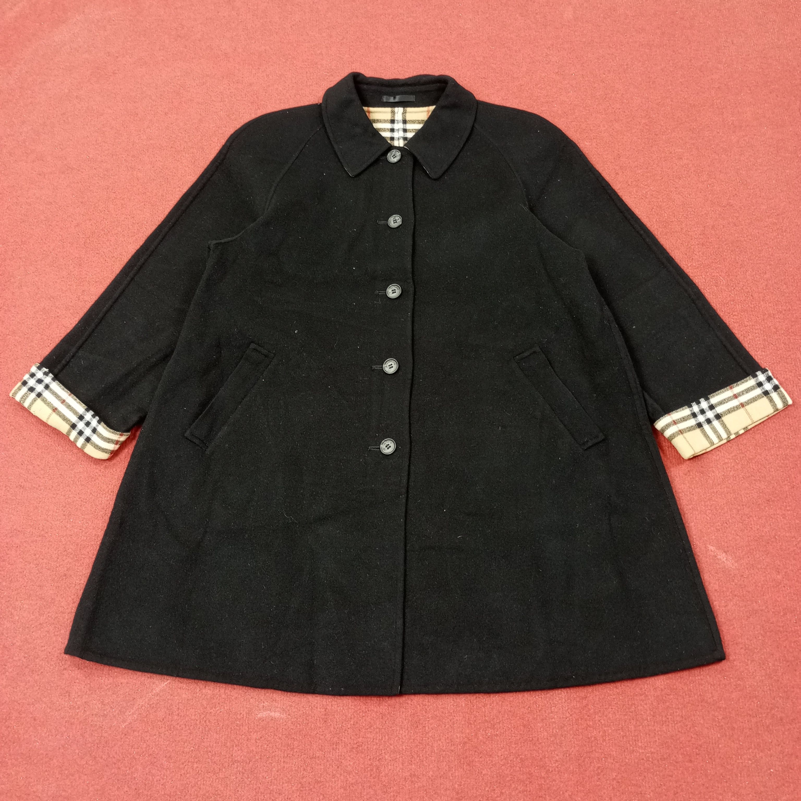Burberry Burberrys Fashion Brand Custom Art Long Jacket c245n7 Size US L / EU 52-54 / 3 - 3 Thumbnail