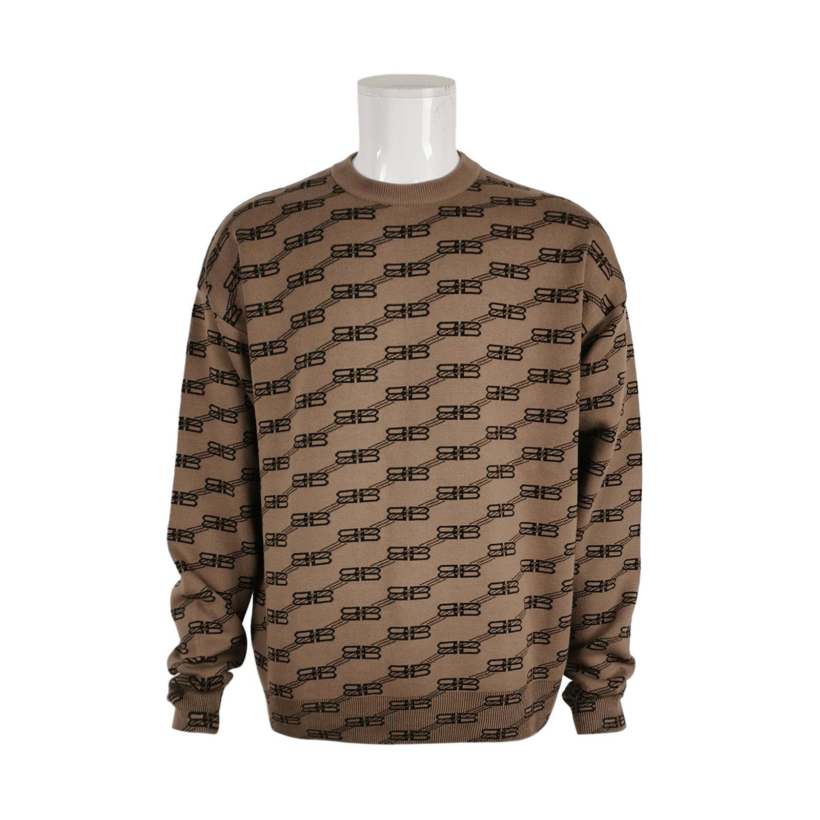 Balenciaga Balenciaga Logo Pattern Sweater Size S Size US S / EU 44-46 / 1 - 1 Thumbnail