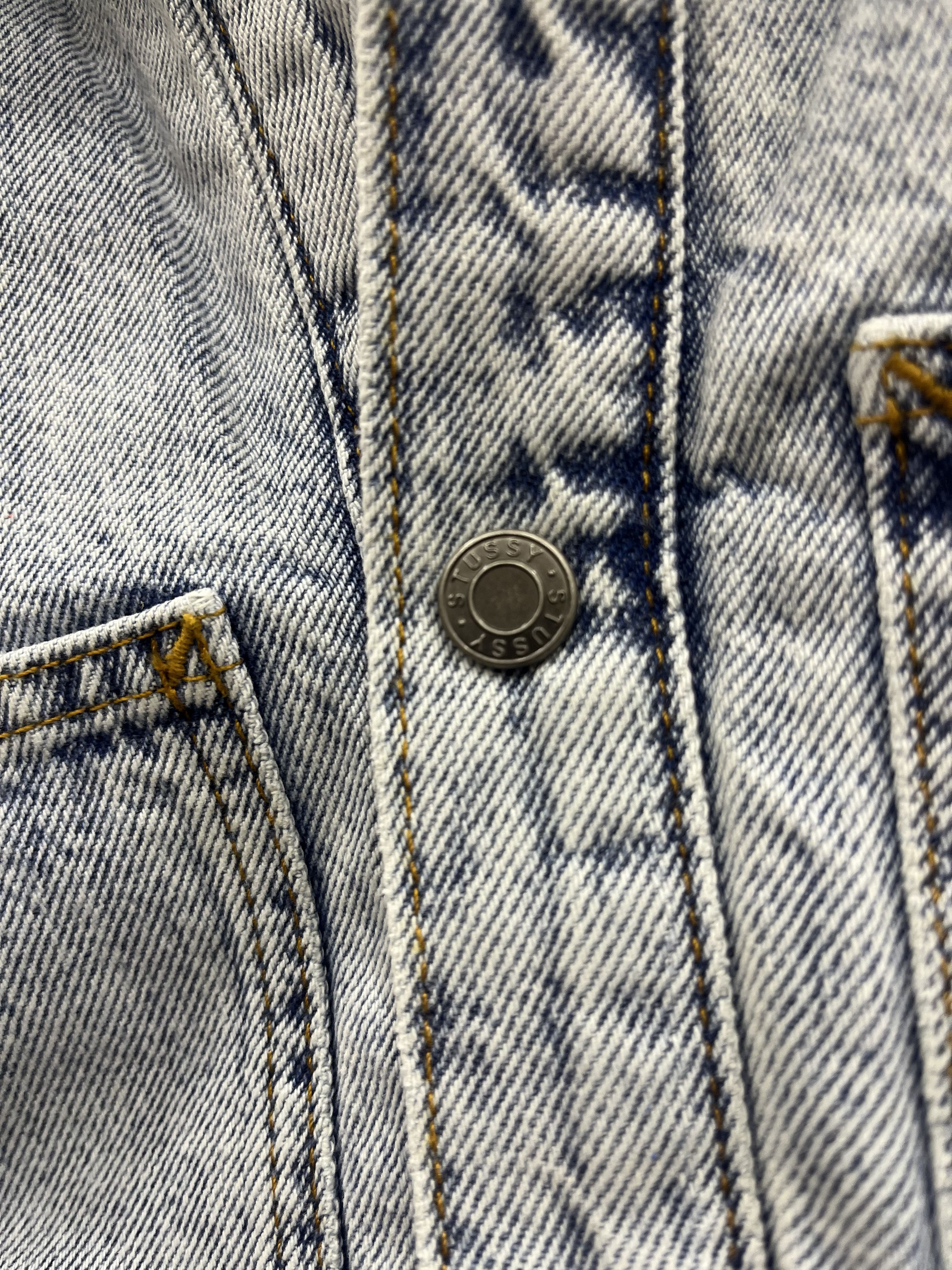 Stussy STUSSY Sherpa Lined Denim Shirt Size US S / EU 44-46 / 1 - 6 Thumbnail