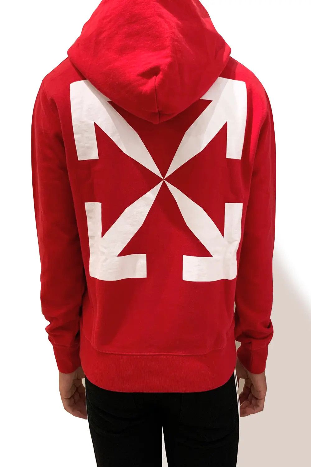 Off-White Red Pascal Skeleton Arrows Hoodie Size M / US 6-8 / IT 42-44 - 5 Thumbnail
