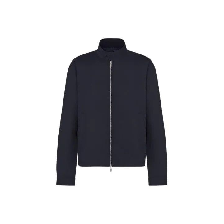 Dior Dior Men's Blue Zip Collar Jacket 0079 Size US L / EU 52-54 / 3 - 1 Thumbnail