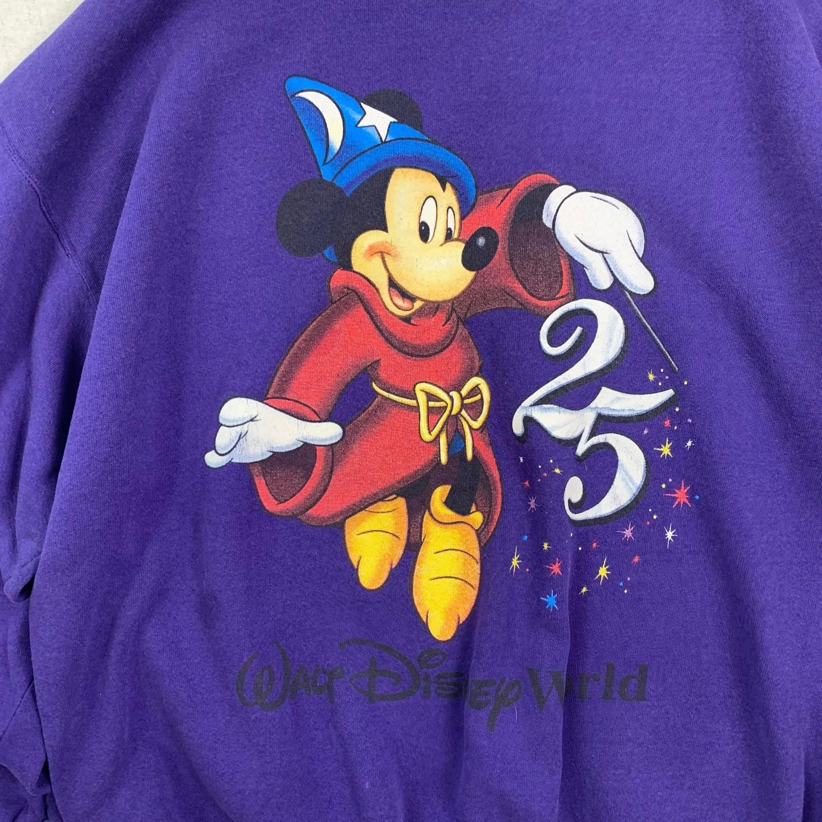 Disney Wizard Mickey Mouse Disney World 25th Anverversary Sweater L Size US L / EU 52-54 / 3 - 2 Thumbnail