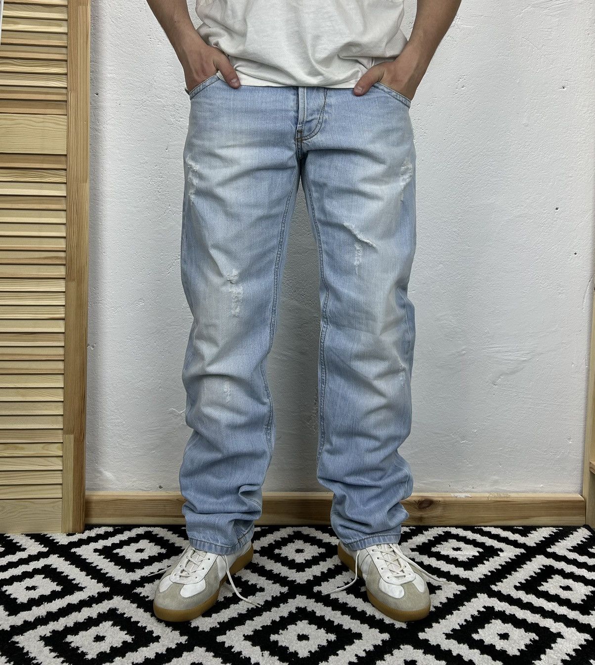 Diesel × Vintage Diesel rare vintage denim Jeans size 33 Size US 33 - 2 Thumbnail