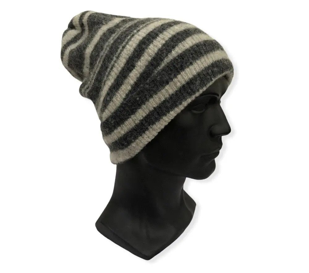 J.Crew J.Crew Striped Design beanie Hat Size ONE SIZE - 3 Thumbnail