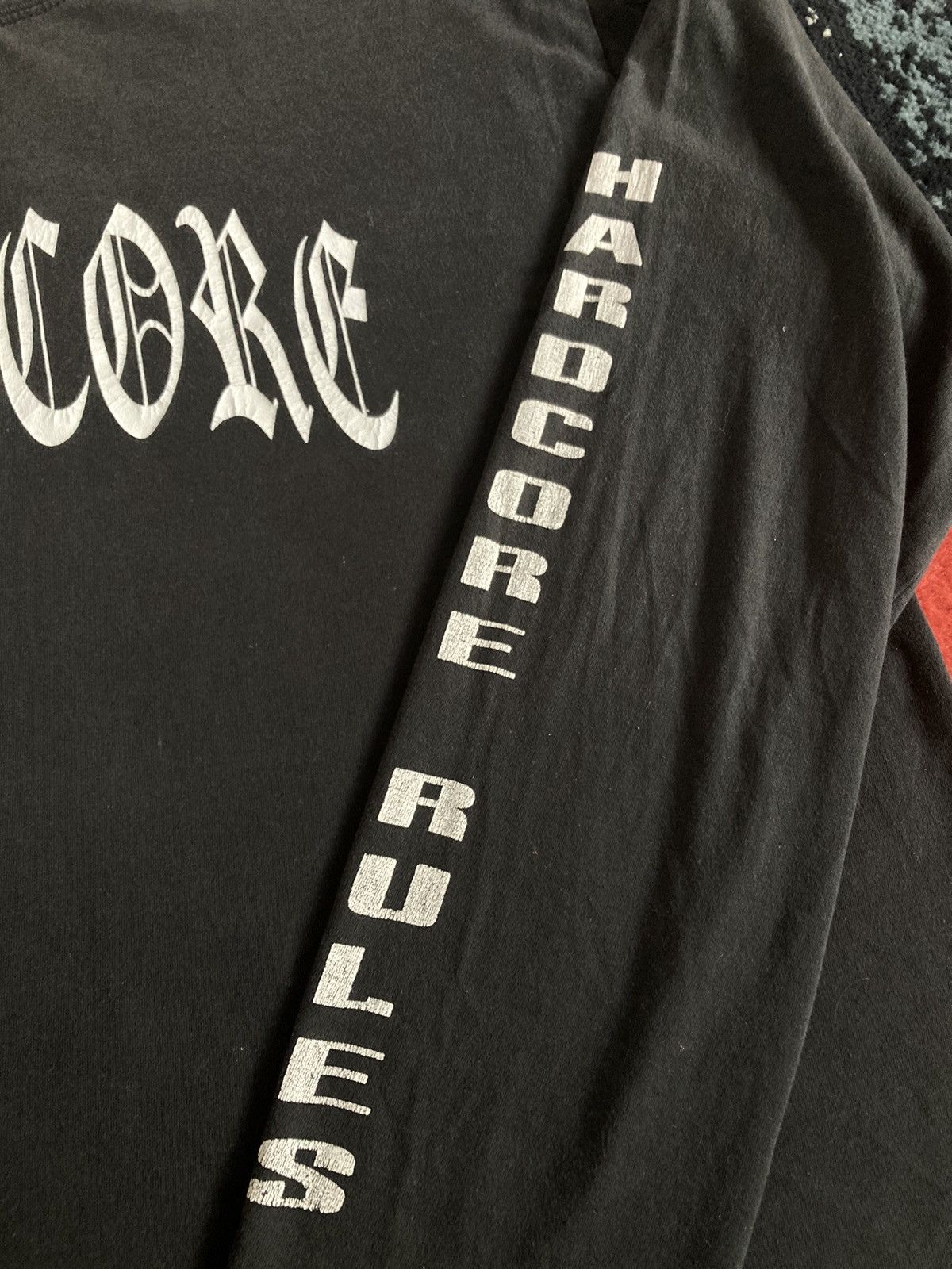 Vintage Vintage Hardcore Hardcore rules fuck chrome longsleeve Size US XXL / EU 58 / 5 - 6 Thumbnail
