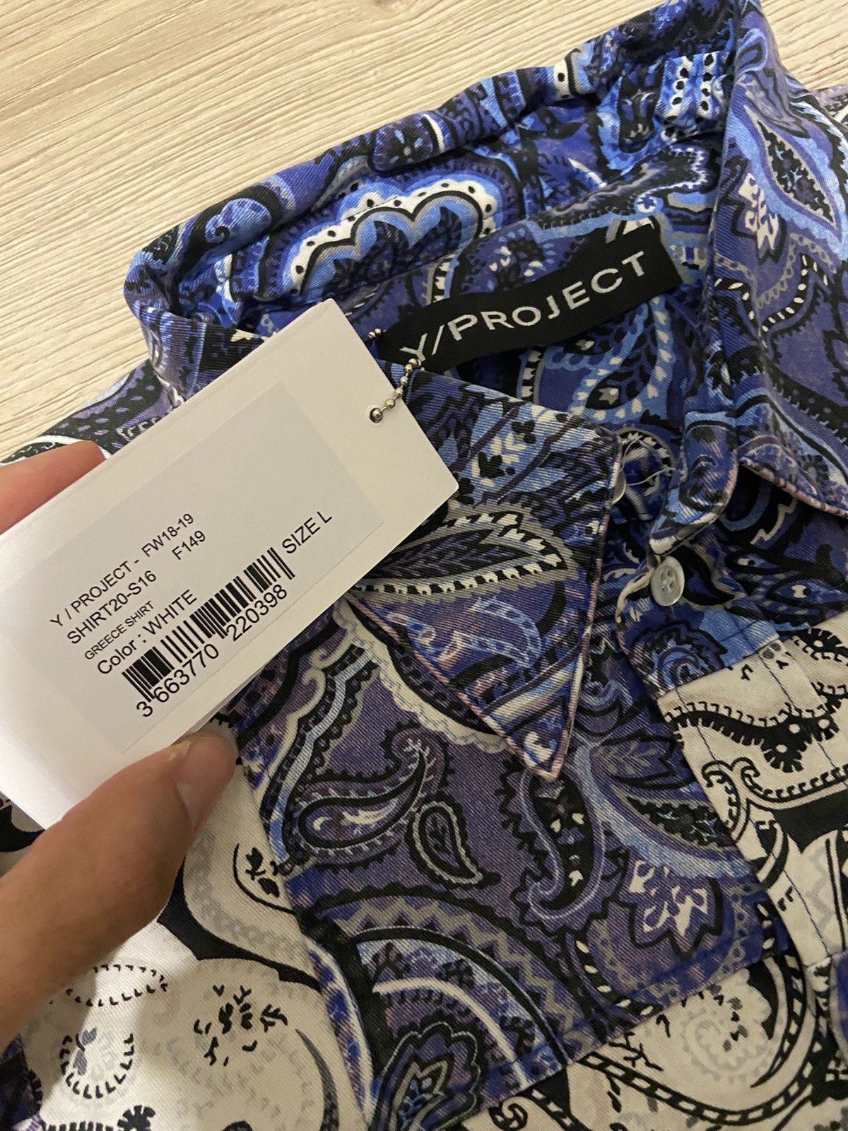 Y sold Project Paisley Shirt